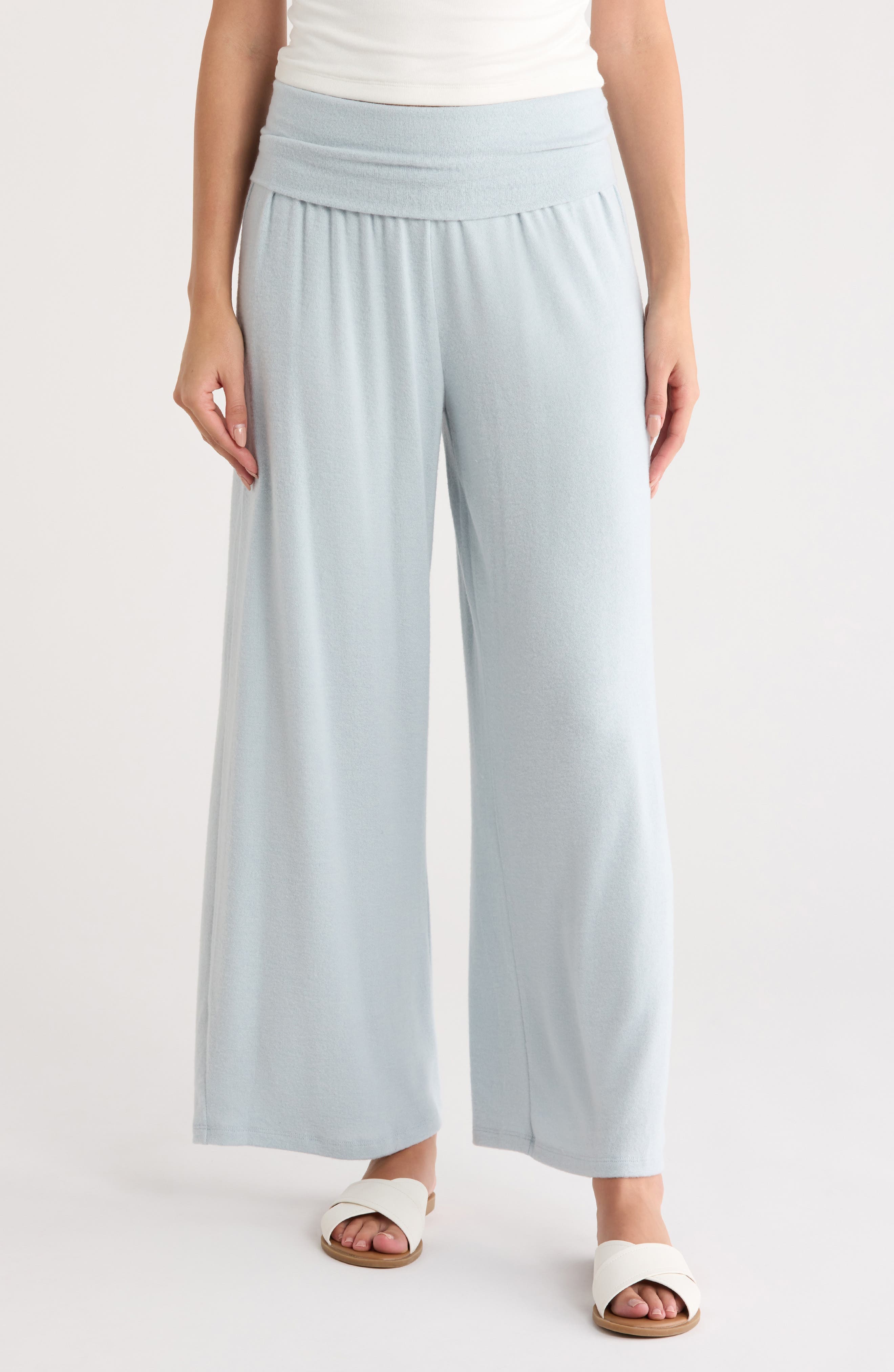 Foldover Waist Wide Leg Pants - image 5
