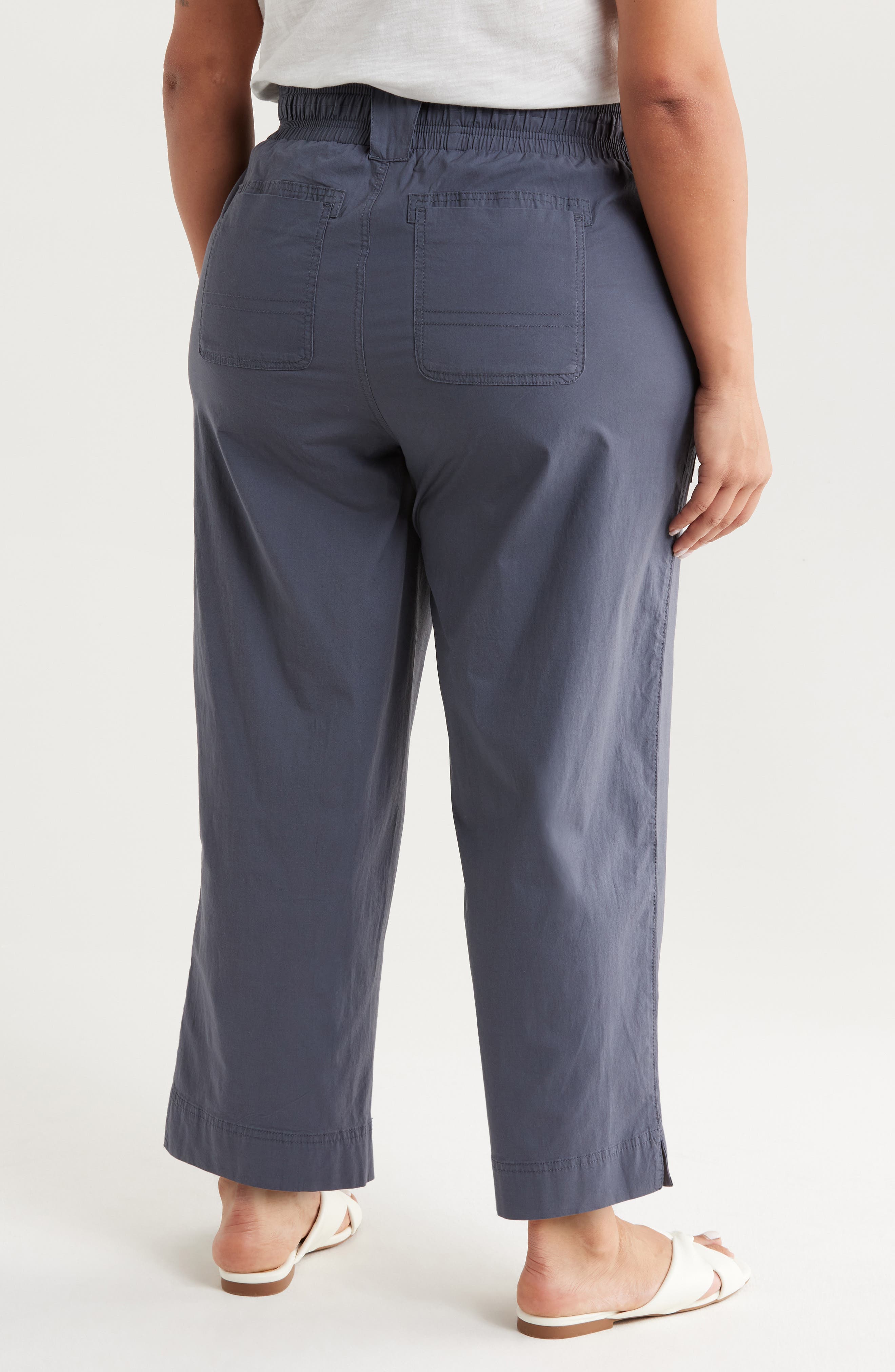 Skyrise Patch Pocket Straight Leg Pants - image 2