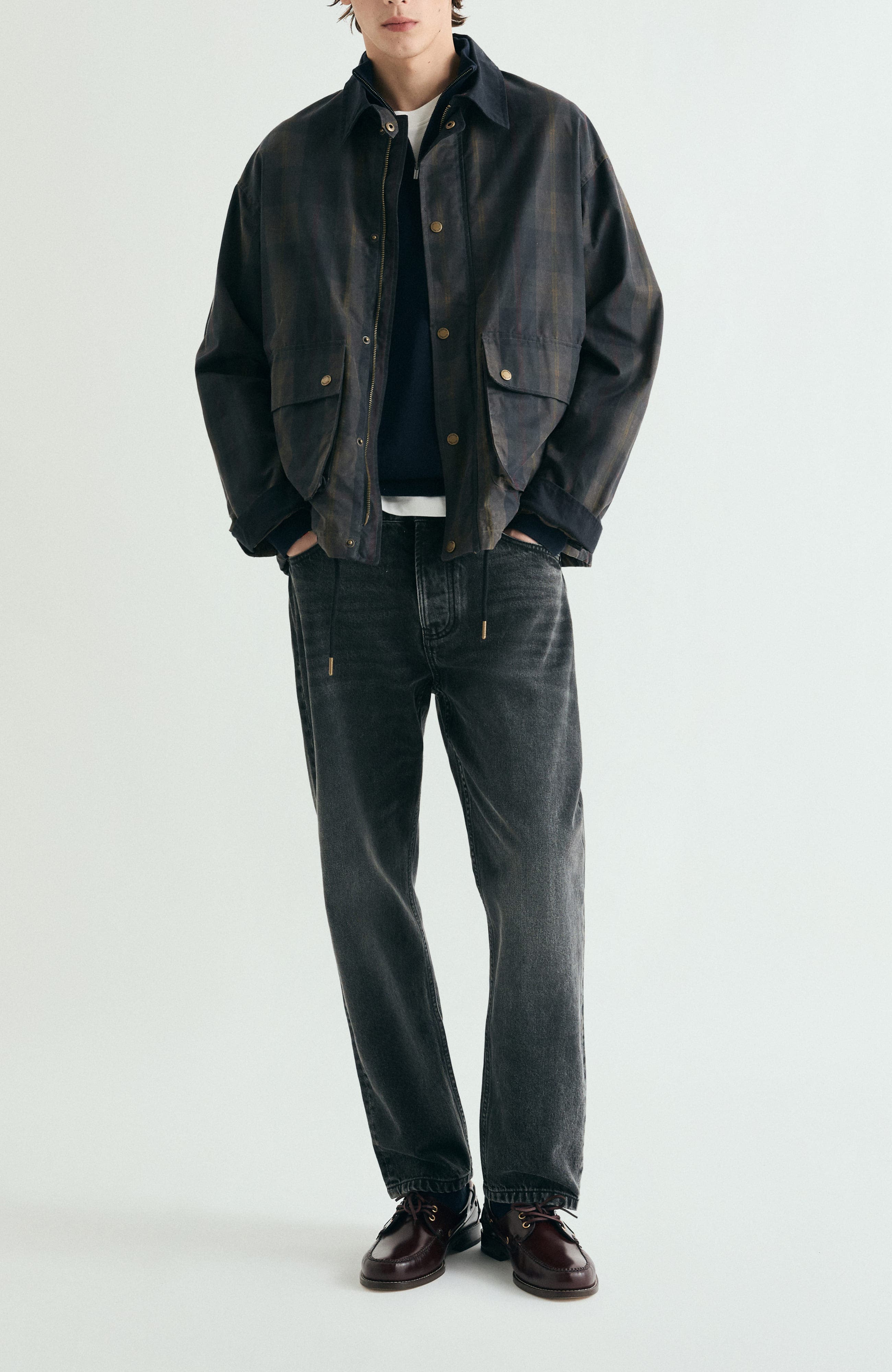 Striped Printed Oxford Shirt - image 2