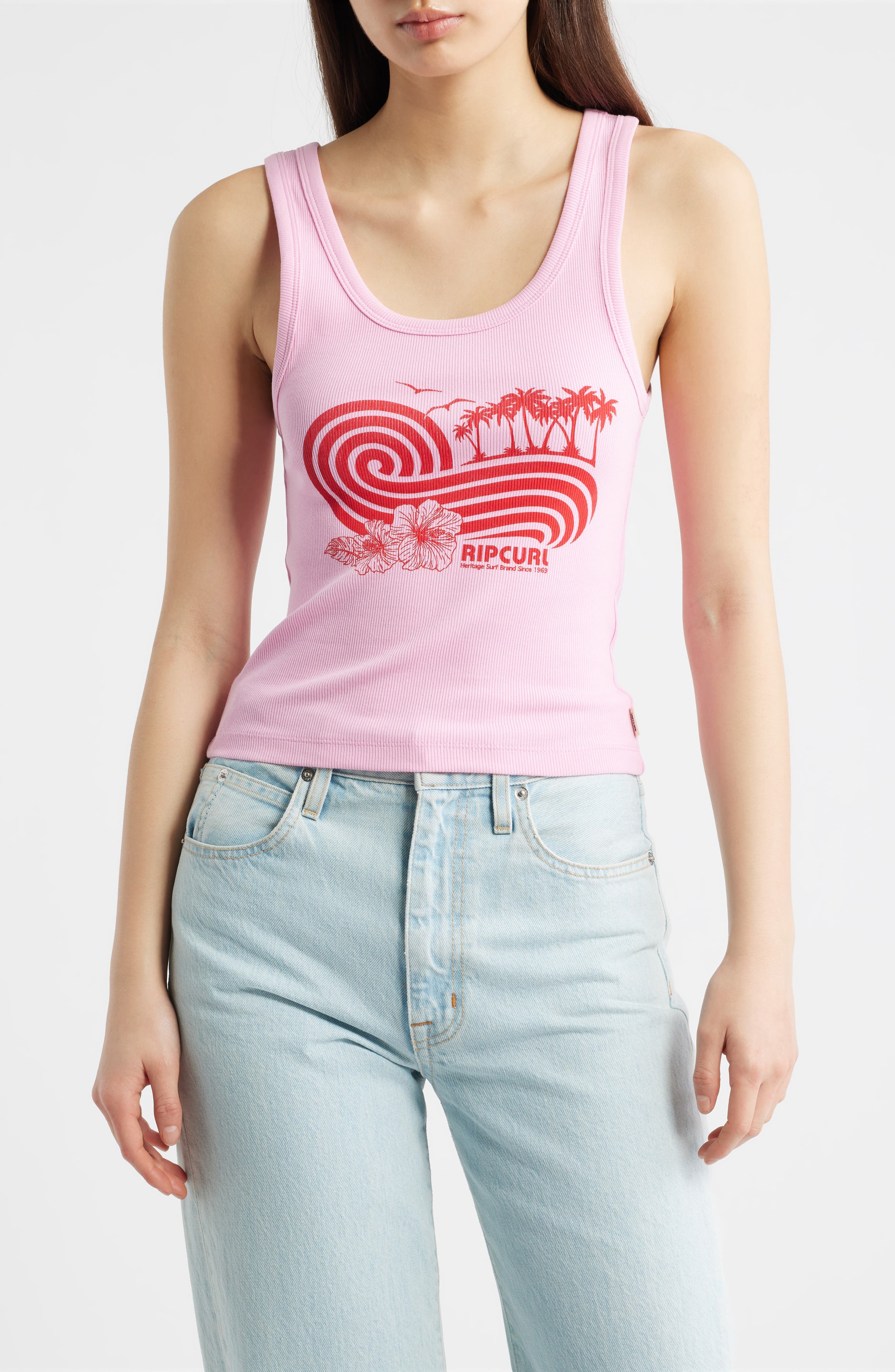 Ocean Break Rib Graphic Tank - image 3
