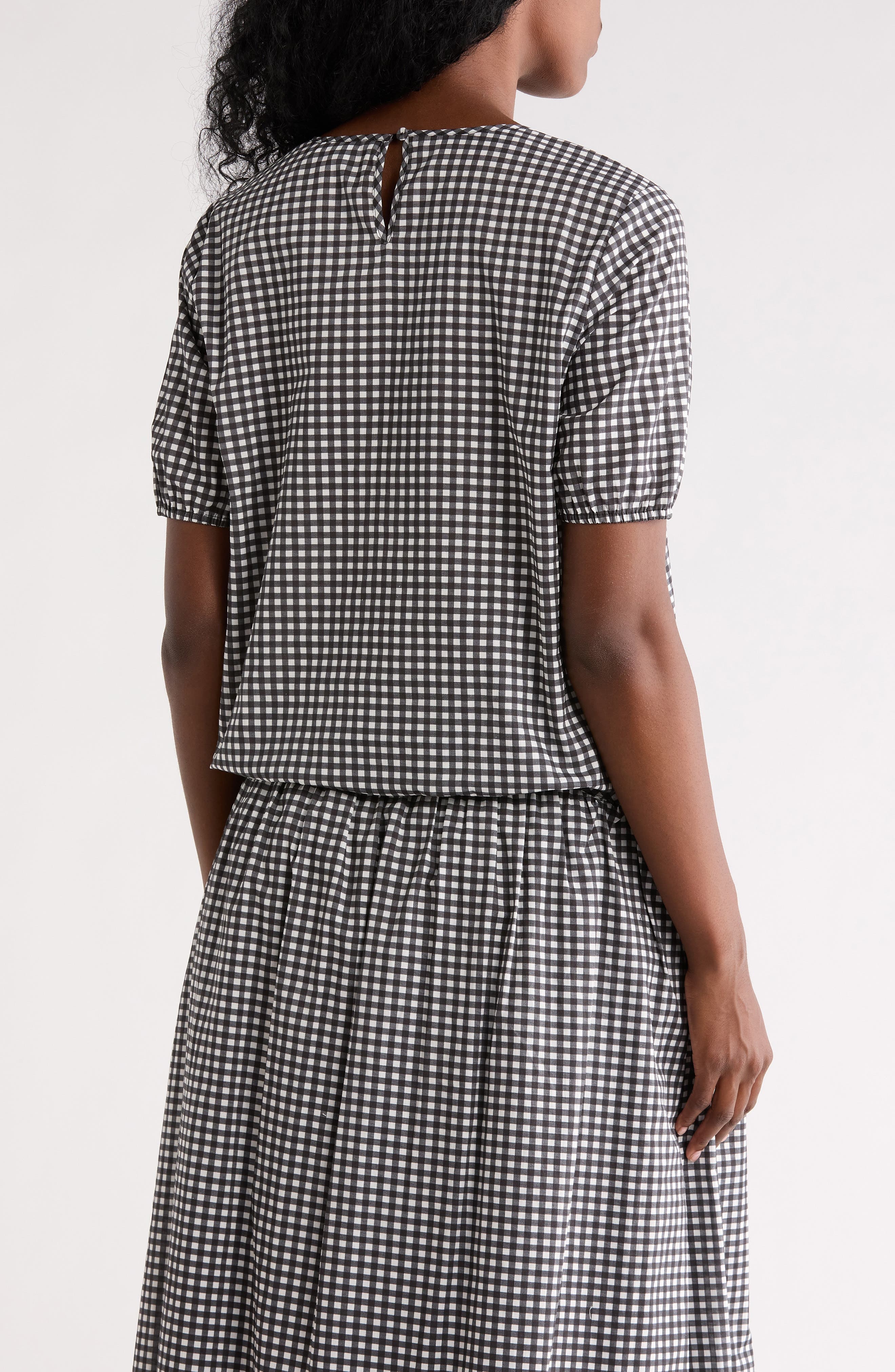 Floral Bubble Hem Top - image 2