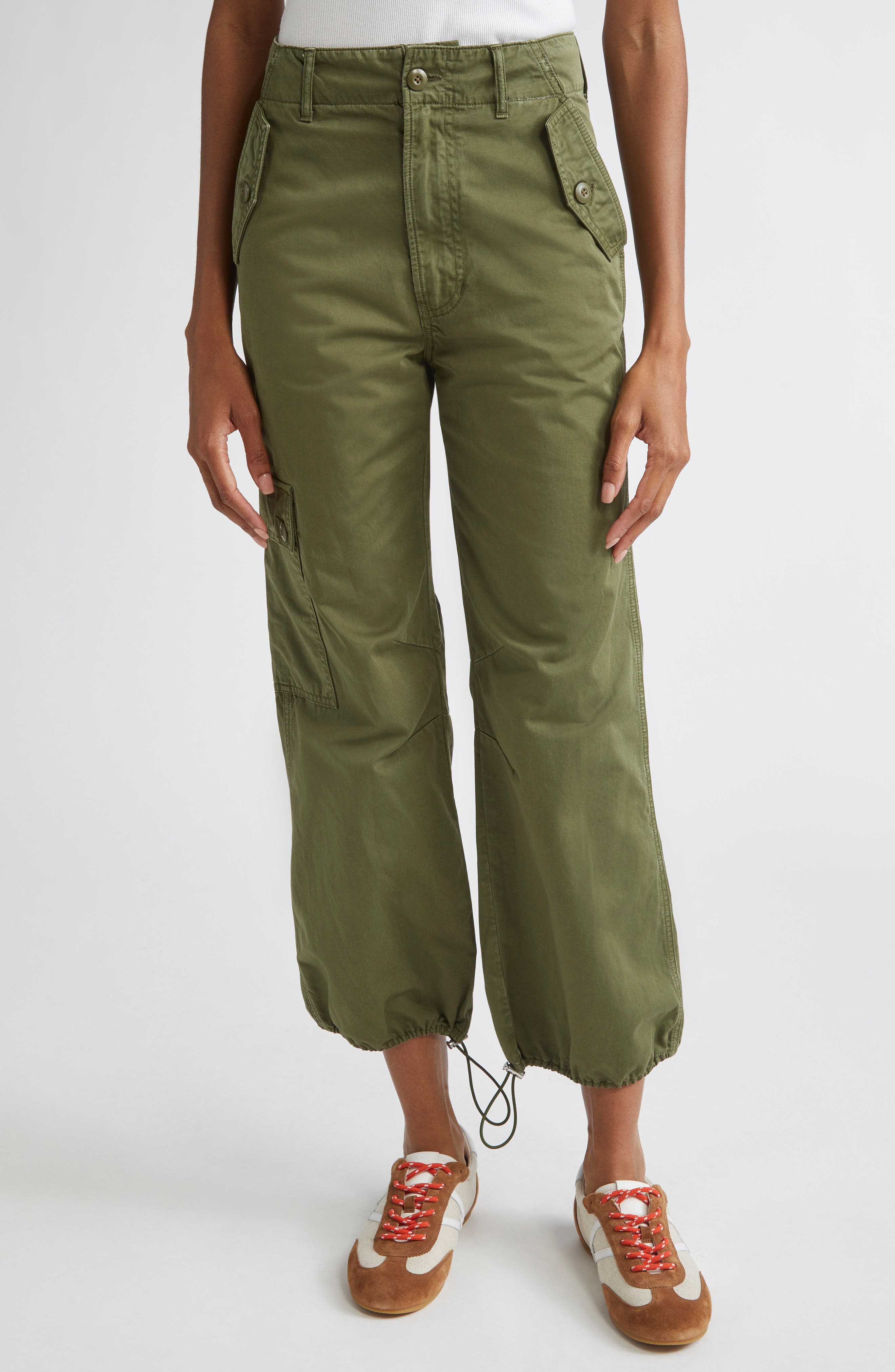 Mandy Cotton Parachute Pants - image 1