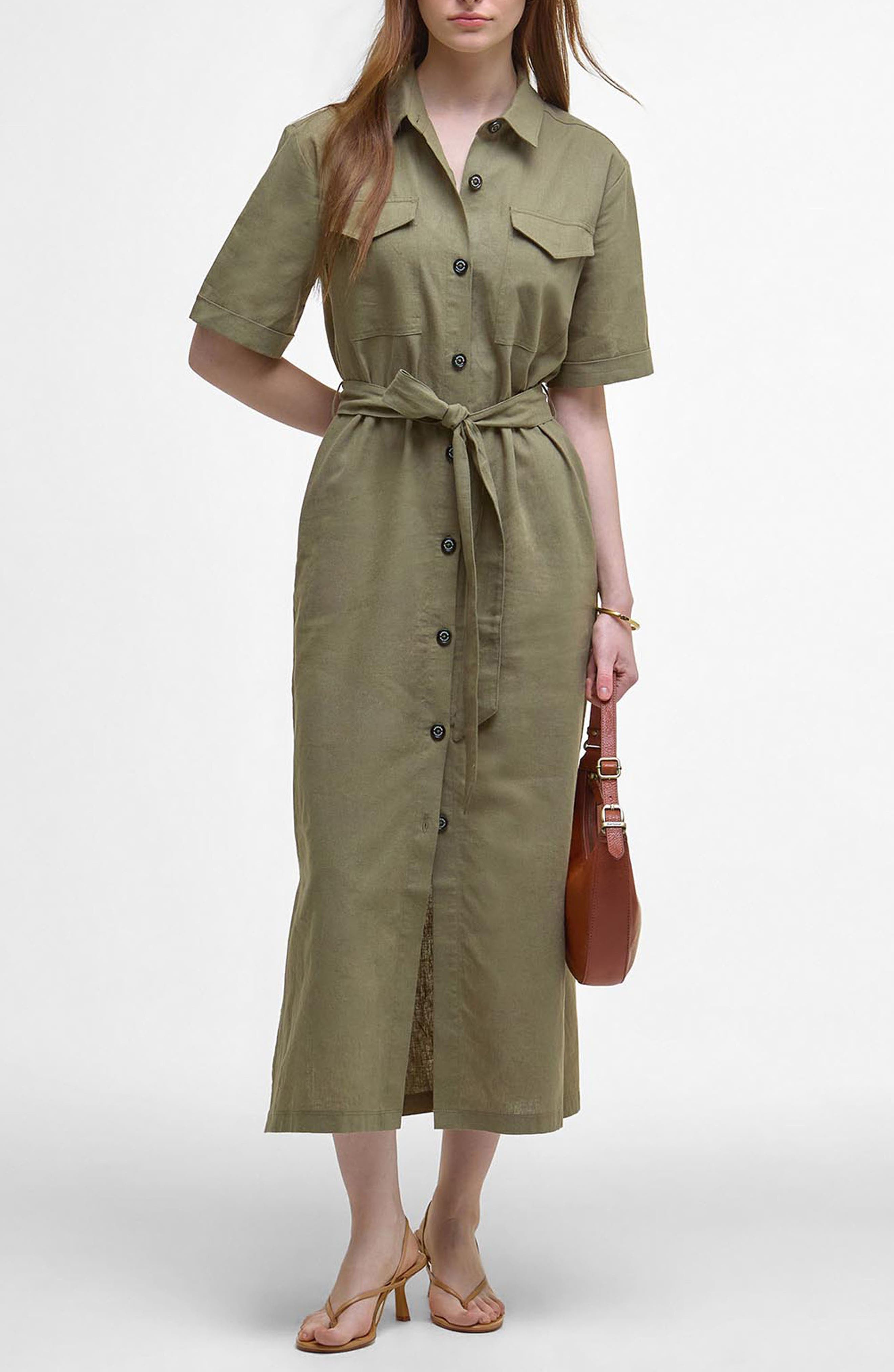 Nicole Maxi Shirtdress - image 1