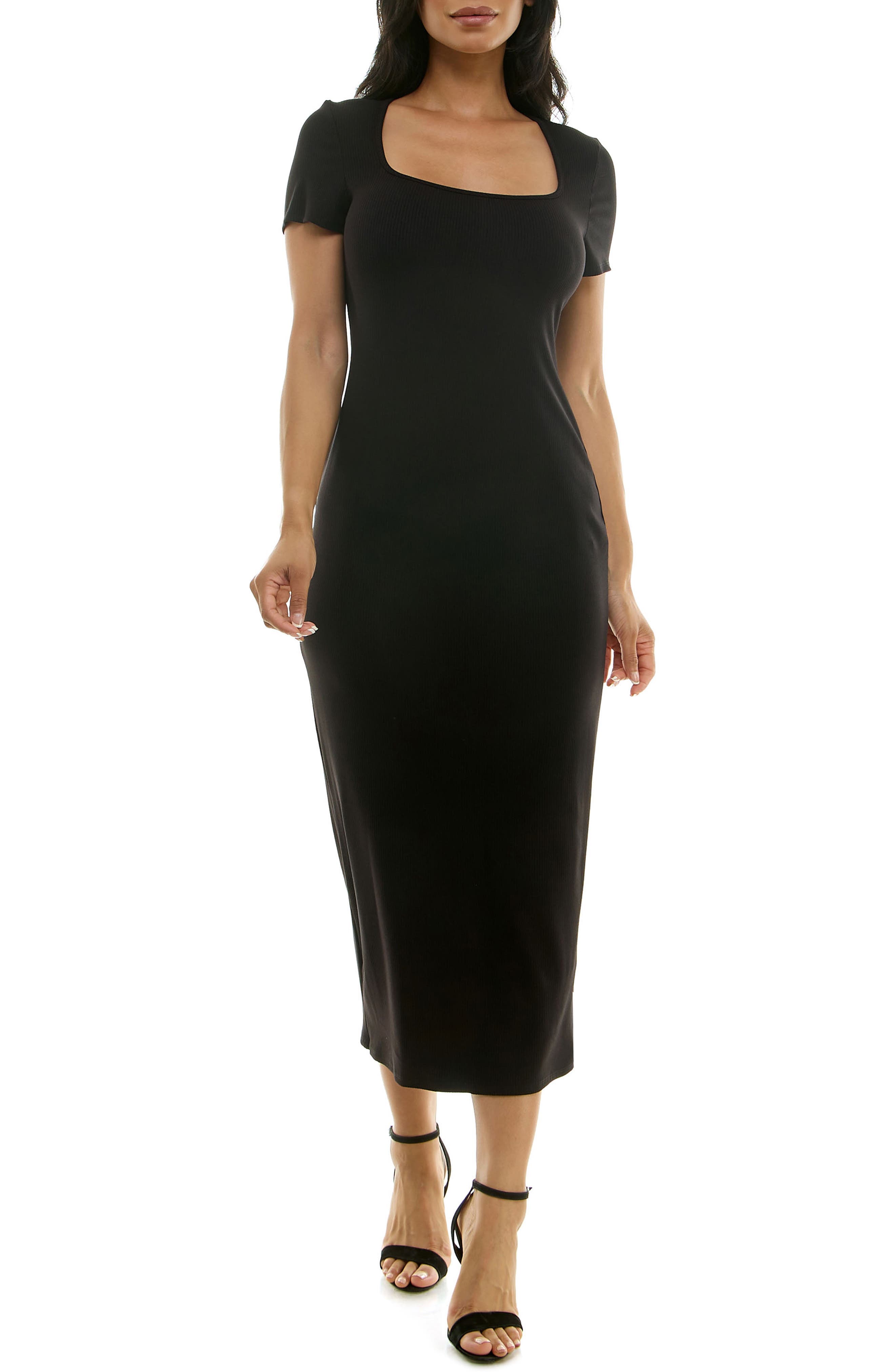 Square Neck Midi Dress - image 1