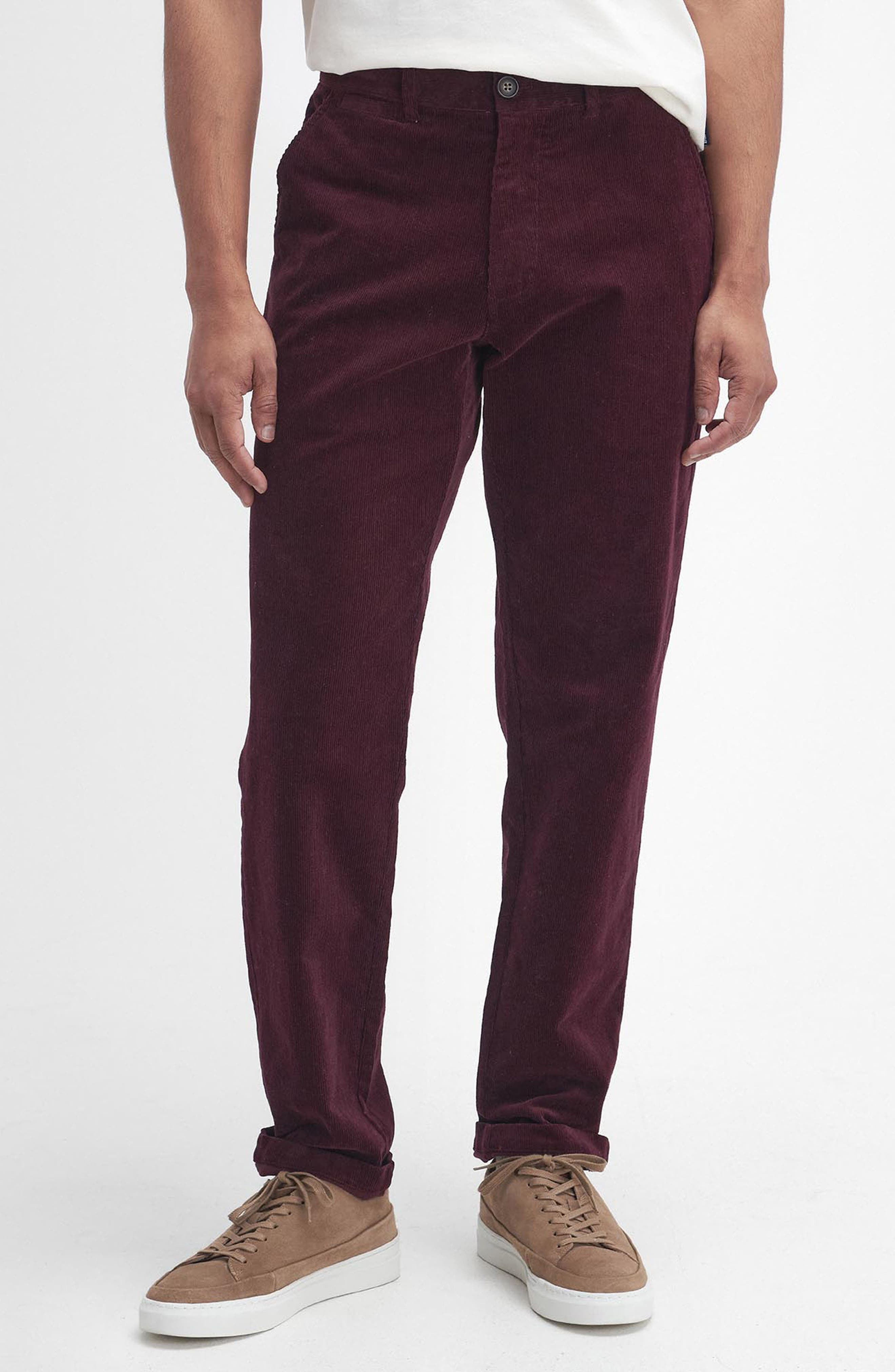 Tailored Fit Cotton Stretch Corduroy Chinos - image 1