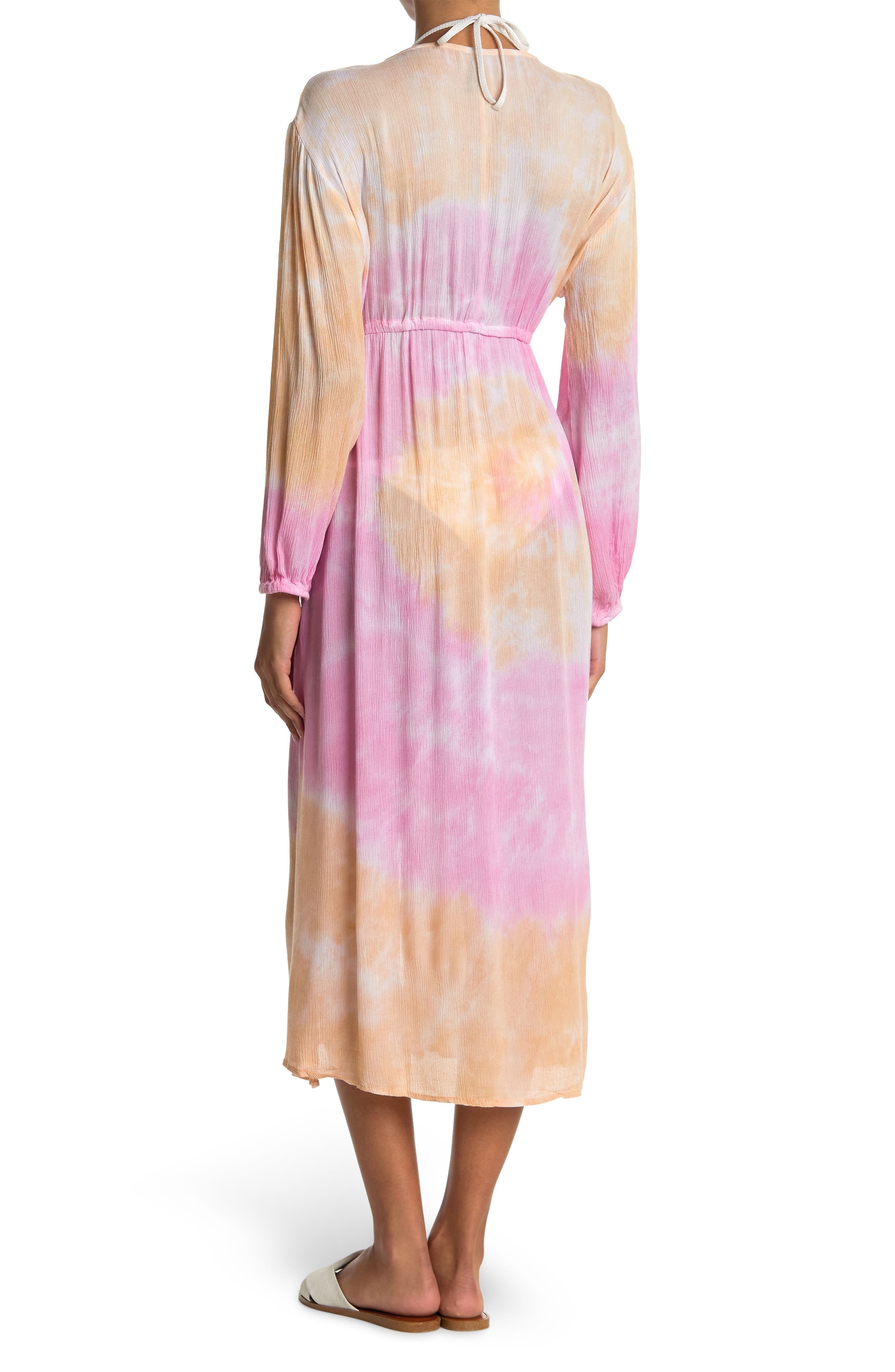 Open Front Tie Dye Cover Up - image 4