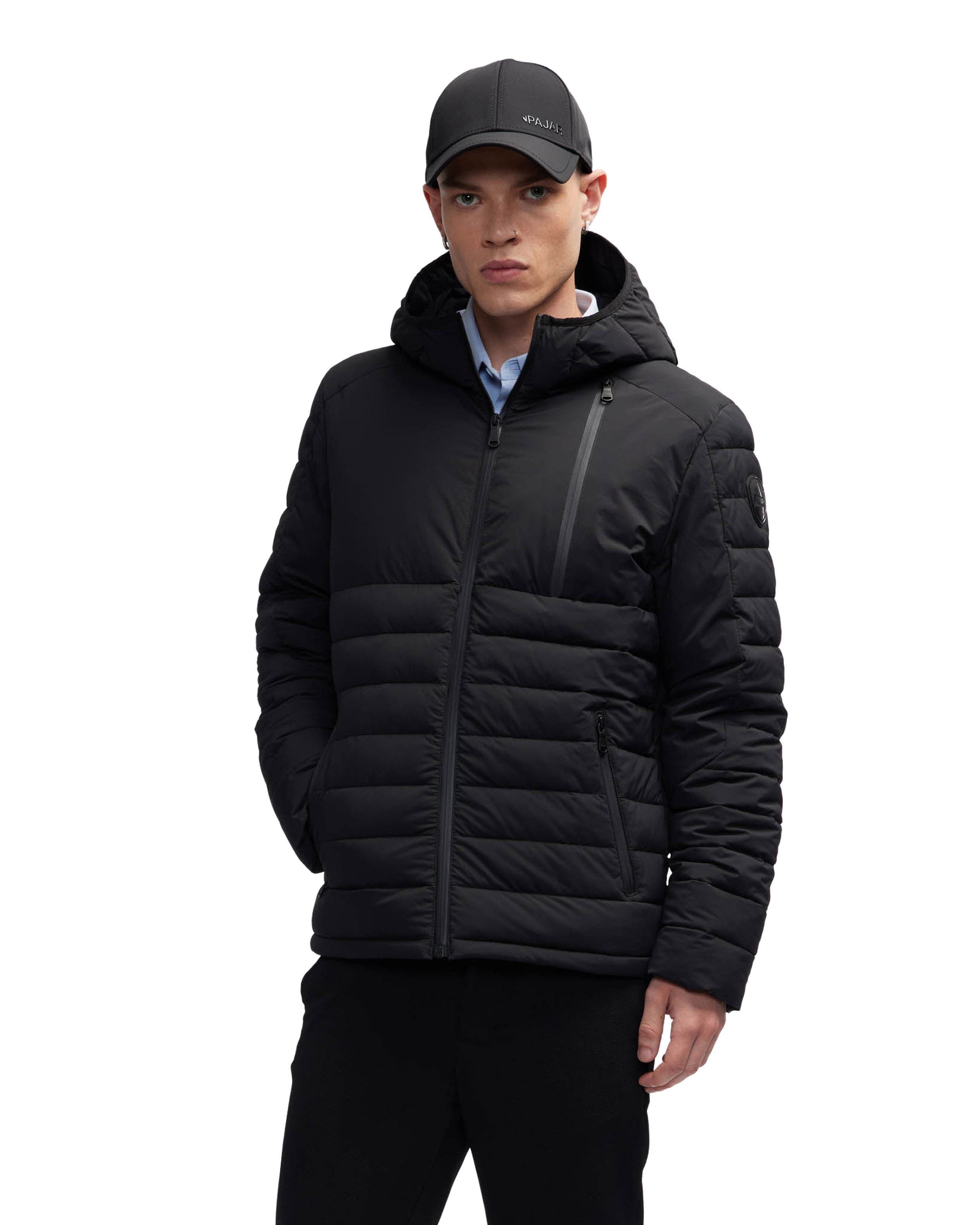 Henrik Channel Quilted Lightweight Stretch Puffer Jacket - image 1