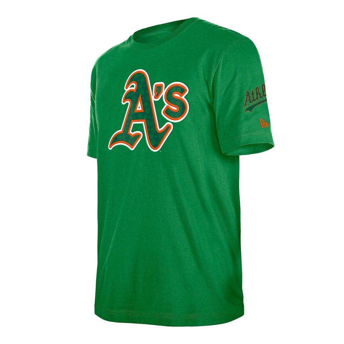 Men's New Era  Kelly Green Athletics St. Patrick's Day Shamrock Fill T-Shirt - image 2