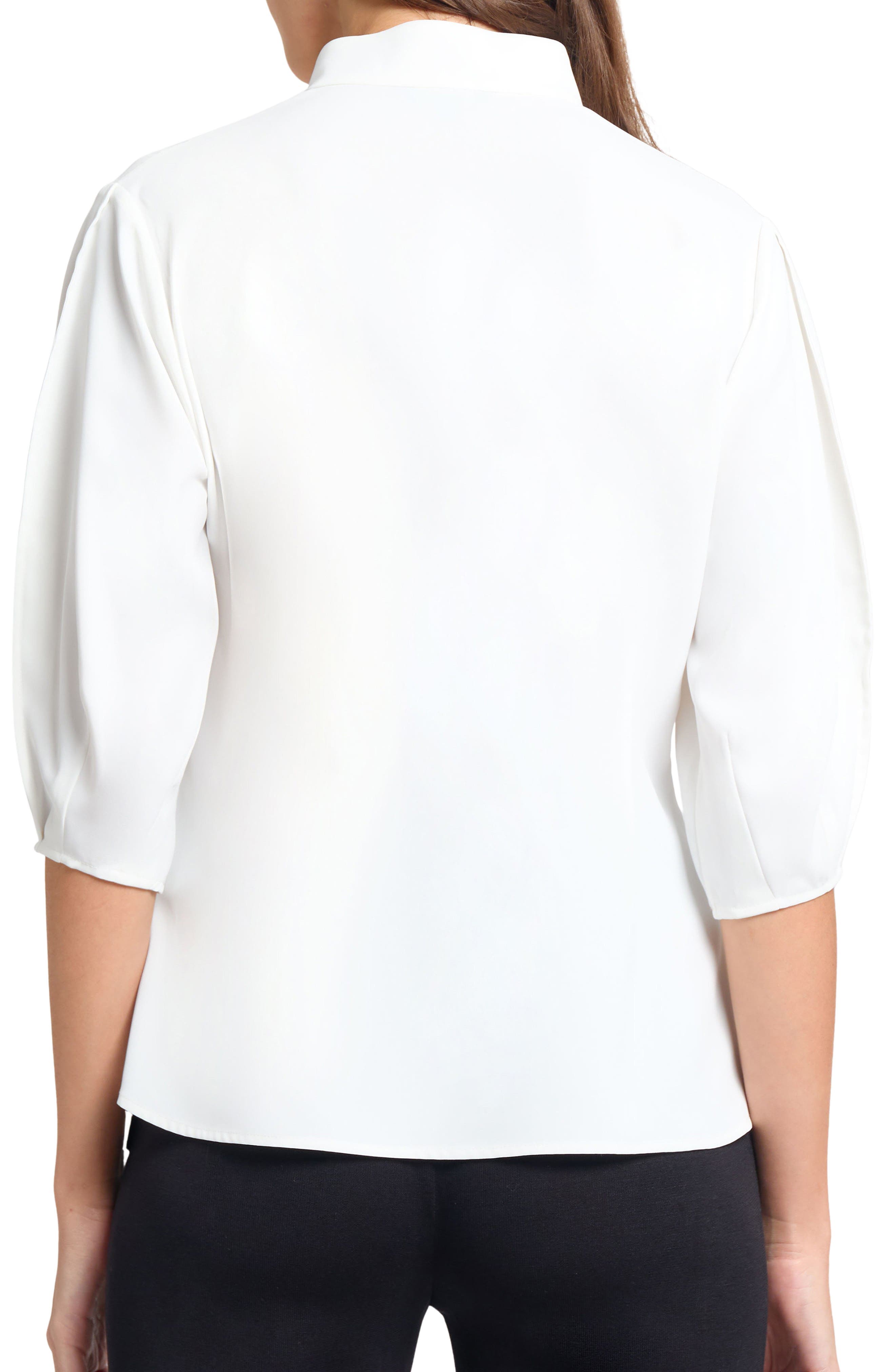 Floral Embroidered Button-Up Shirt - image 2