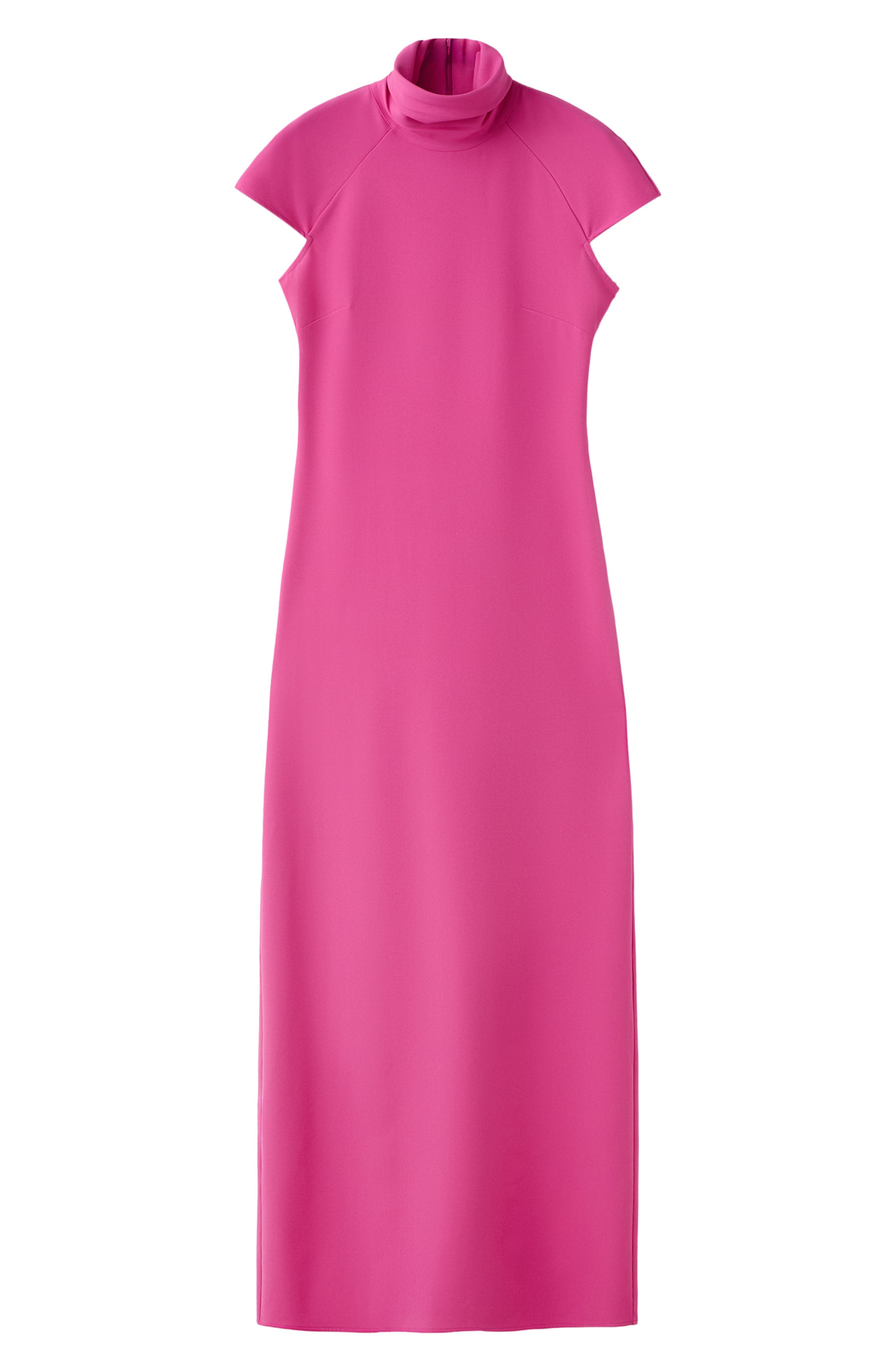 Cap Sleeve Open Back Dress - image 1
