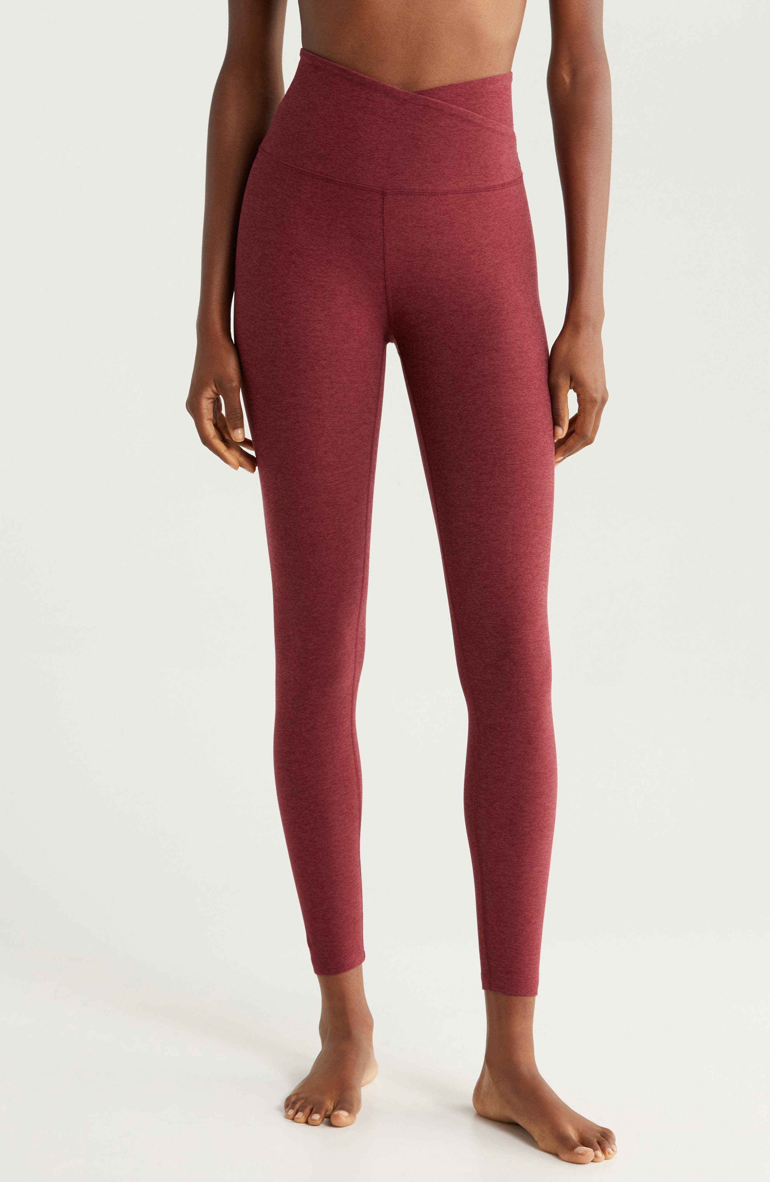 At Your Leisure Space Dye High Waist Midi Leggings - image 3
