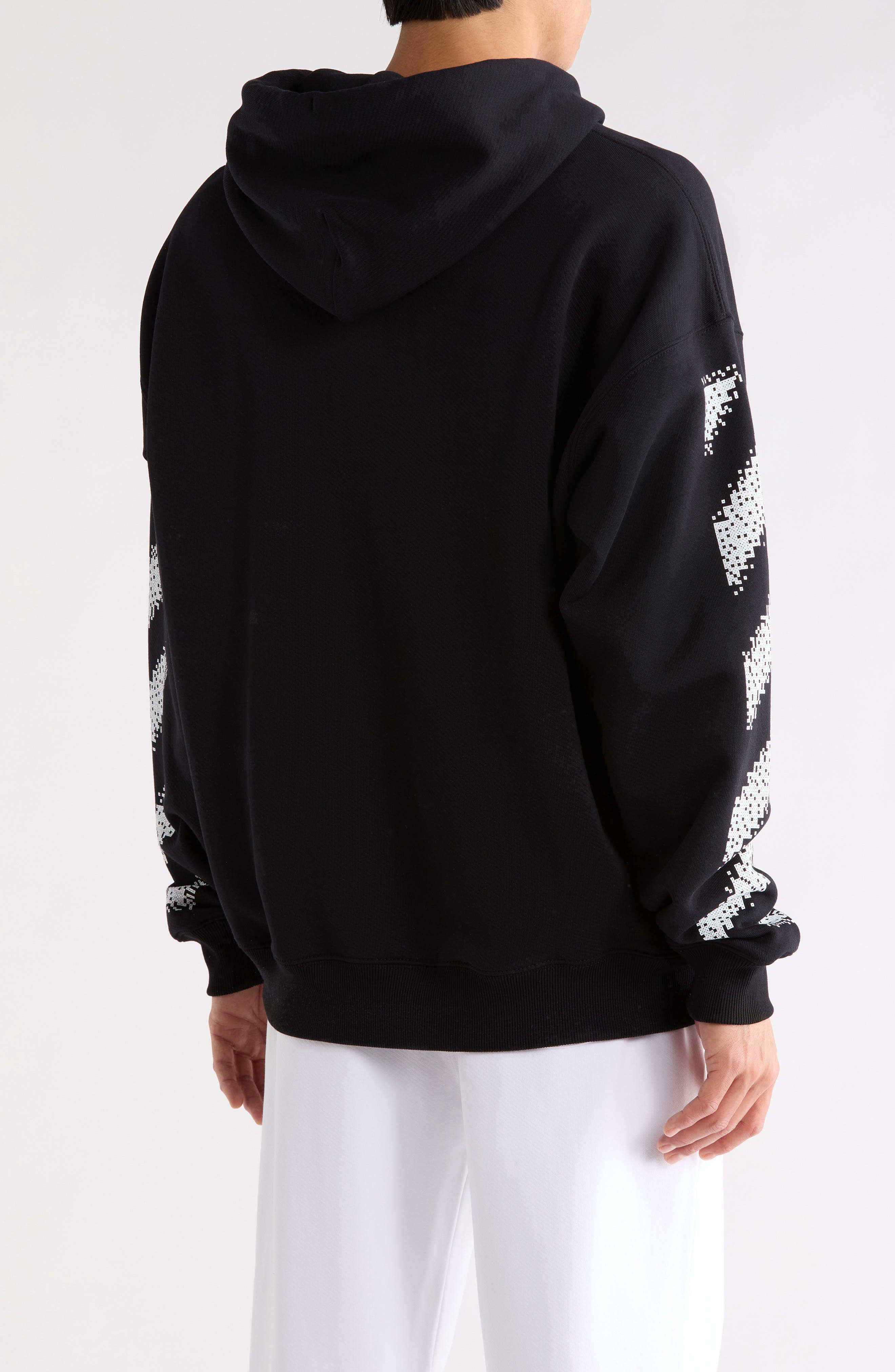 Pixel Diagonal Skate Hoodie - image 2