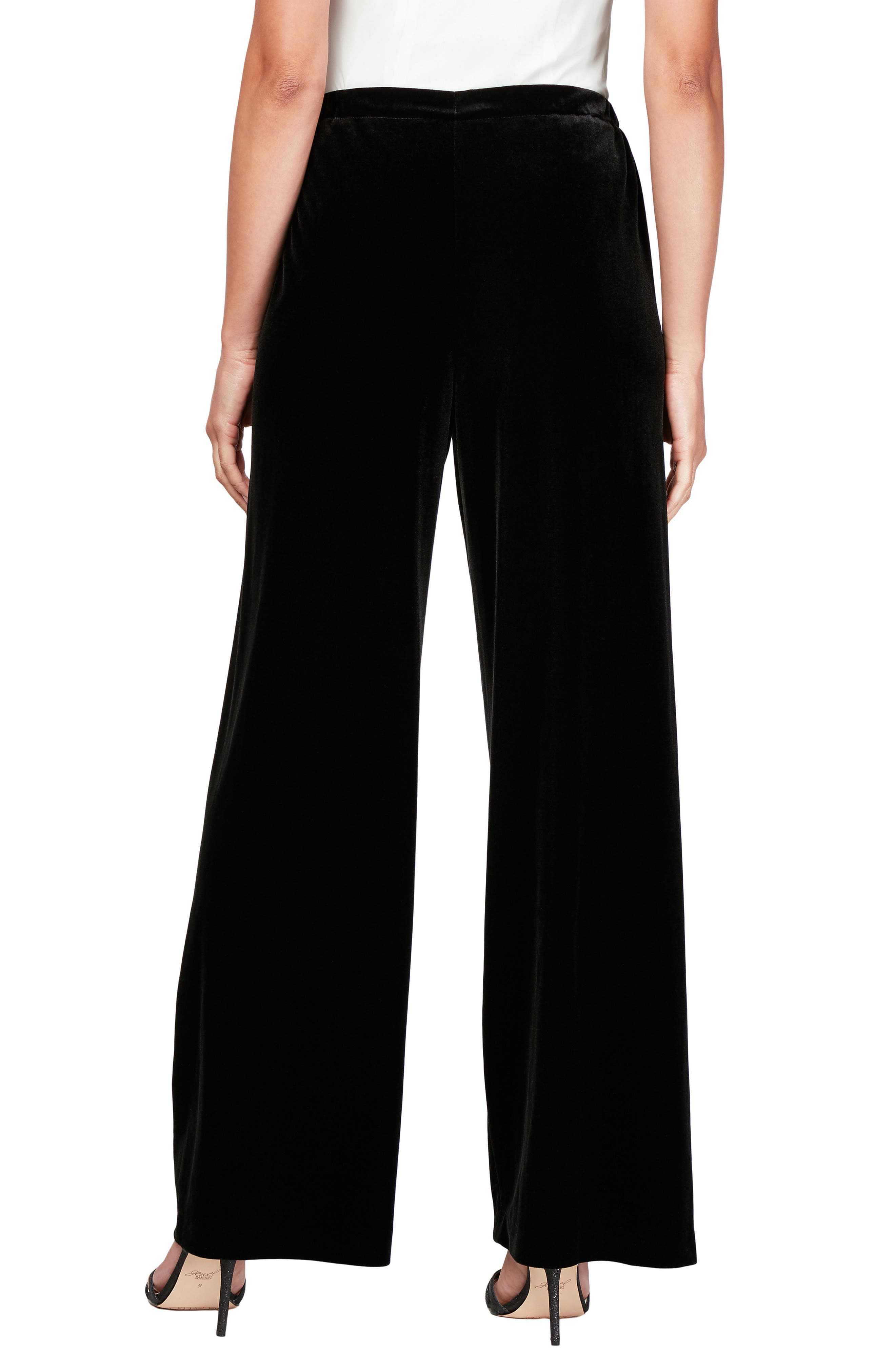 Slim Fit Velvet Pants - image 2