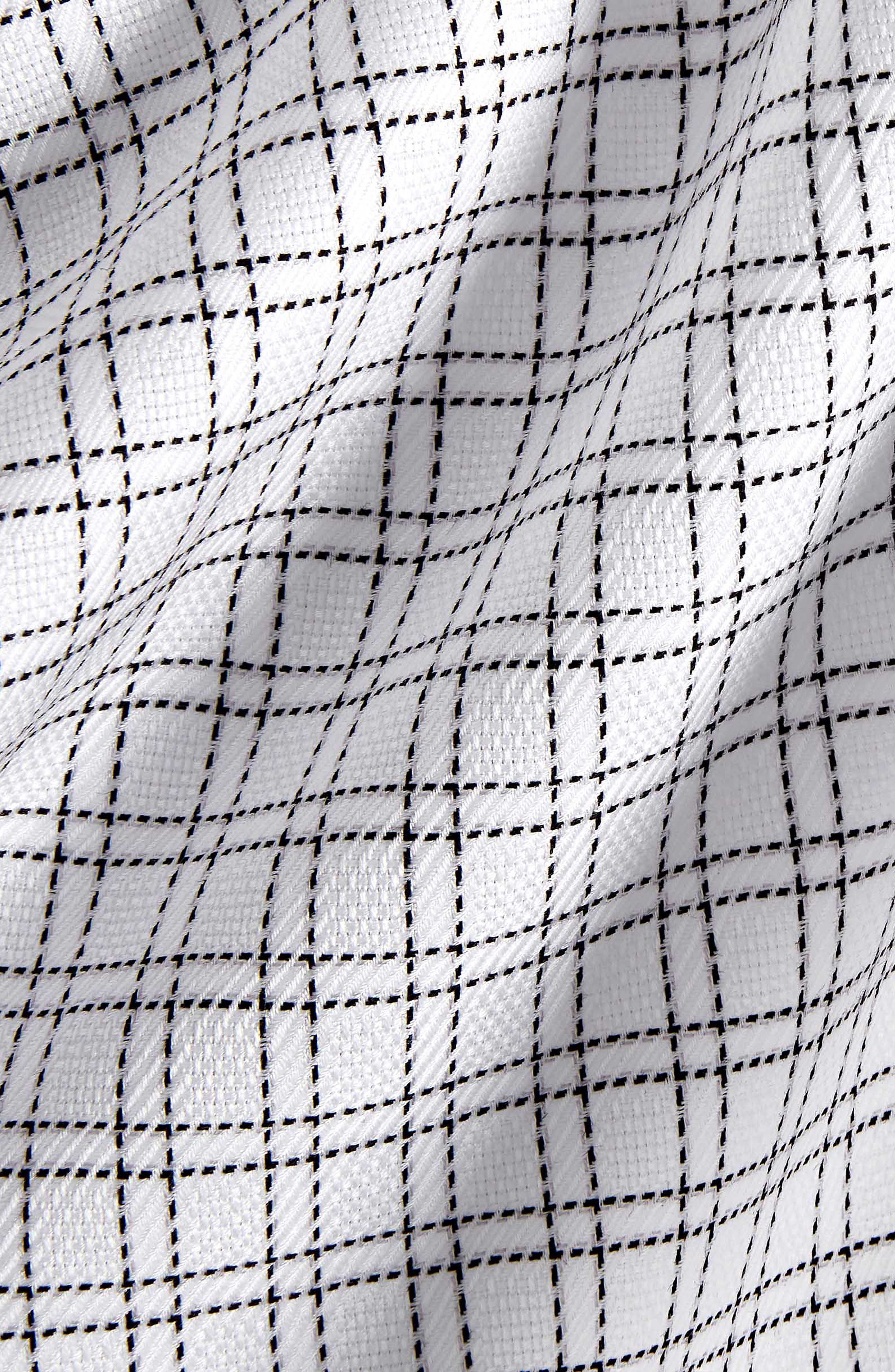 Trim Fit Diamond Geometric Print Dress Shirt - image 2
