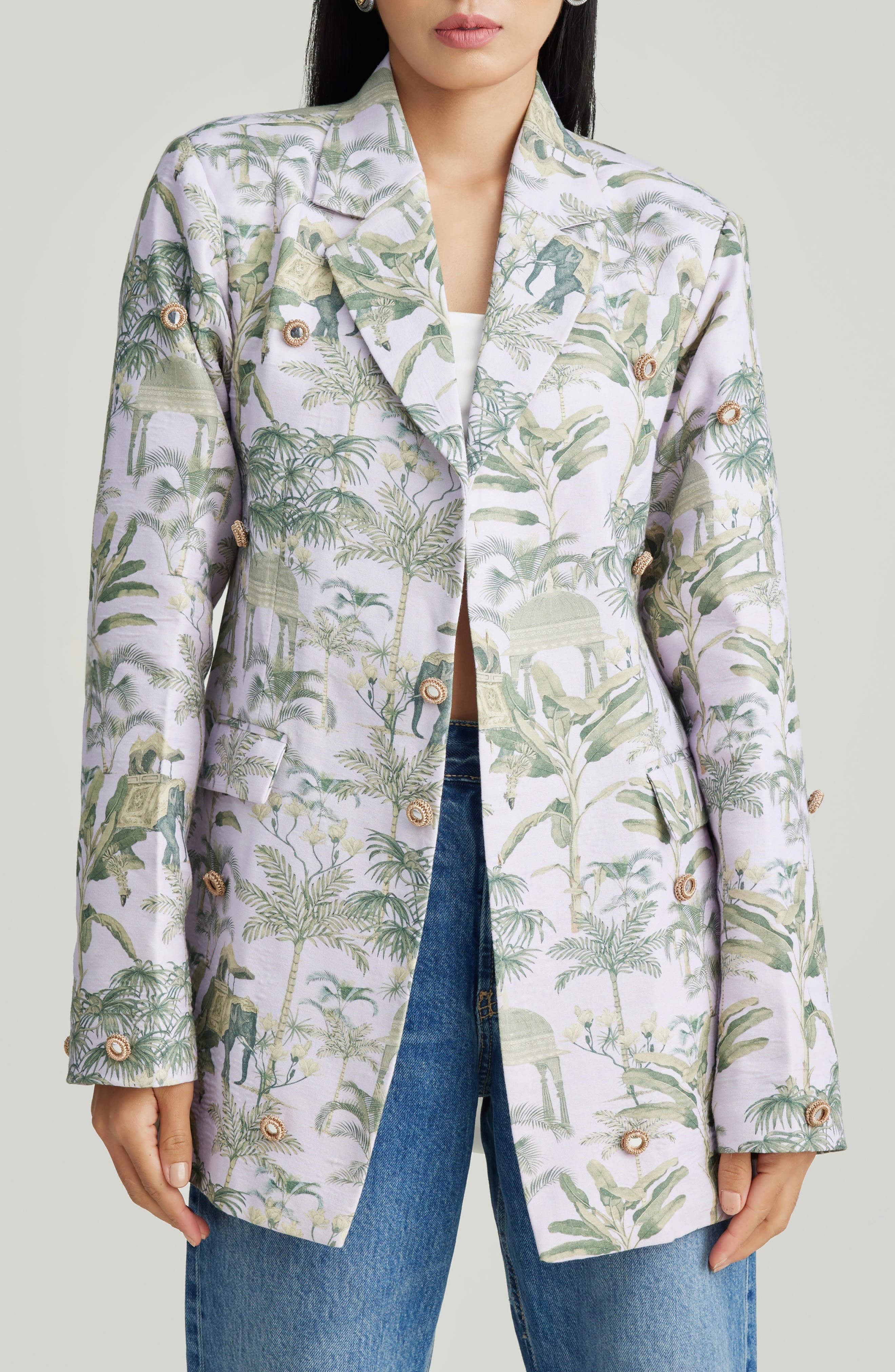 Demi Linen & Cotton Blazer - image 1