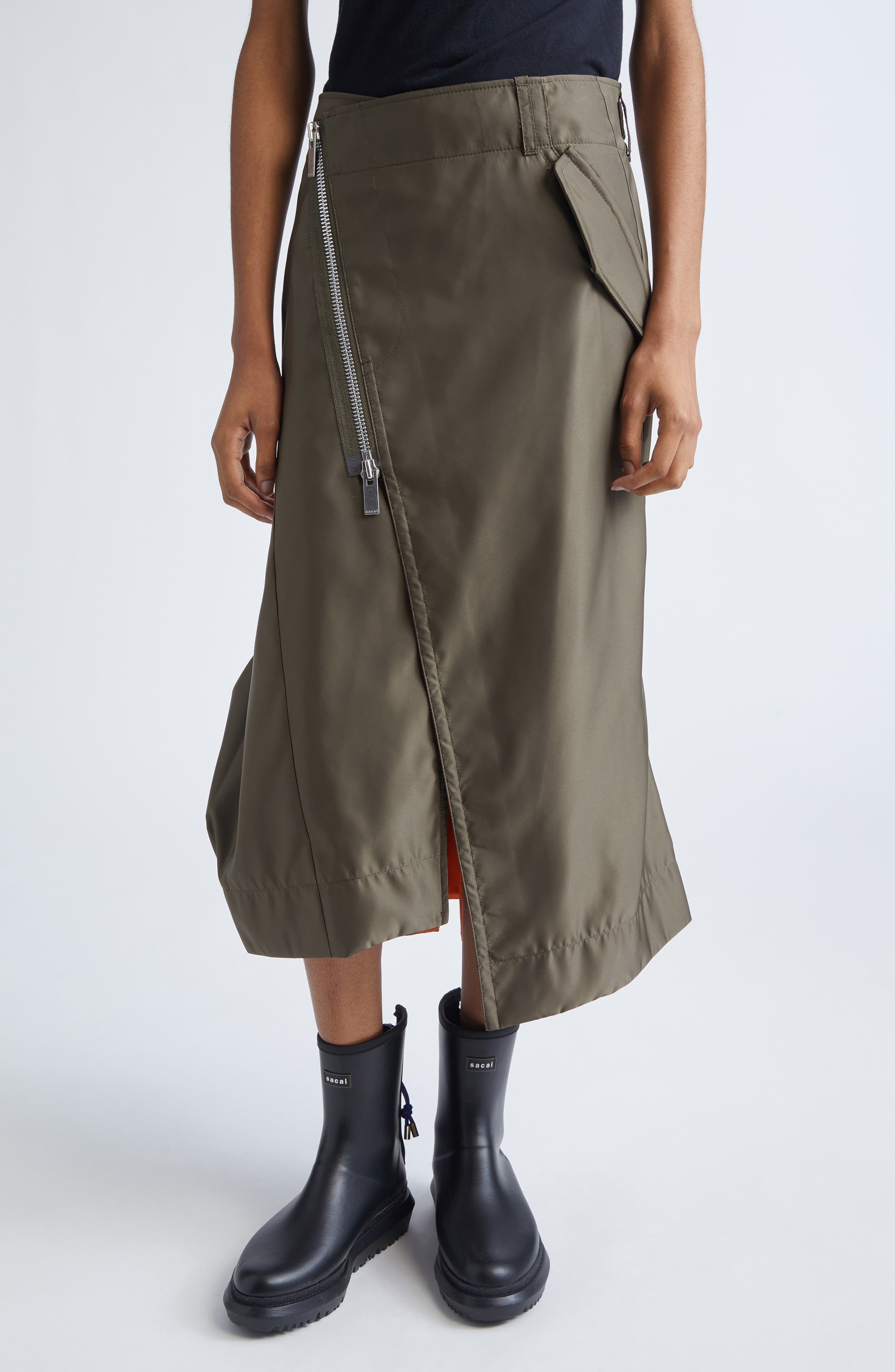 Insulated Nylon Twill Skirt - image 1