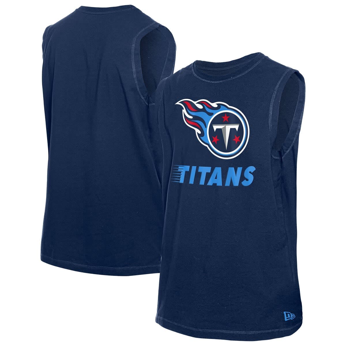 Men'sNew Era  Navy Tennessee Titans Leisure Collection Tank Top - image 1