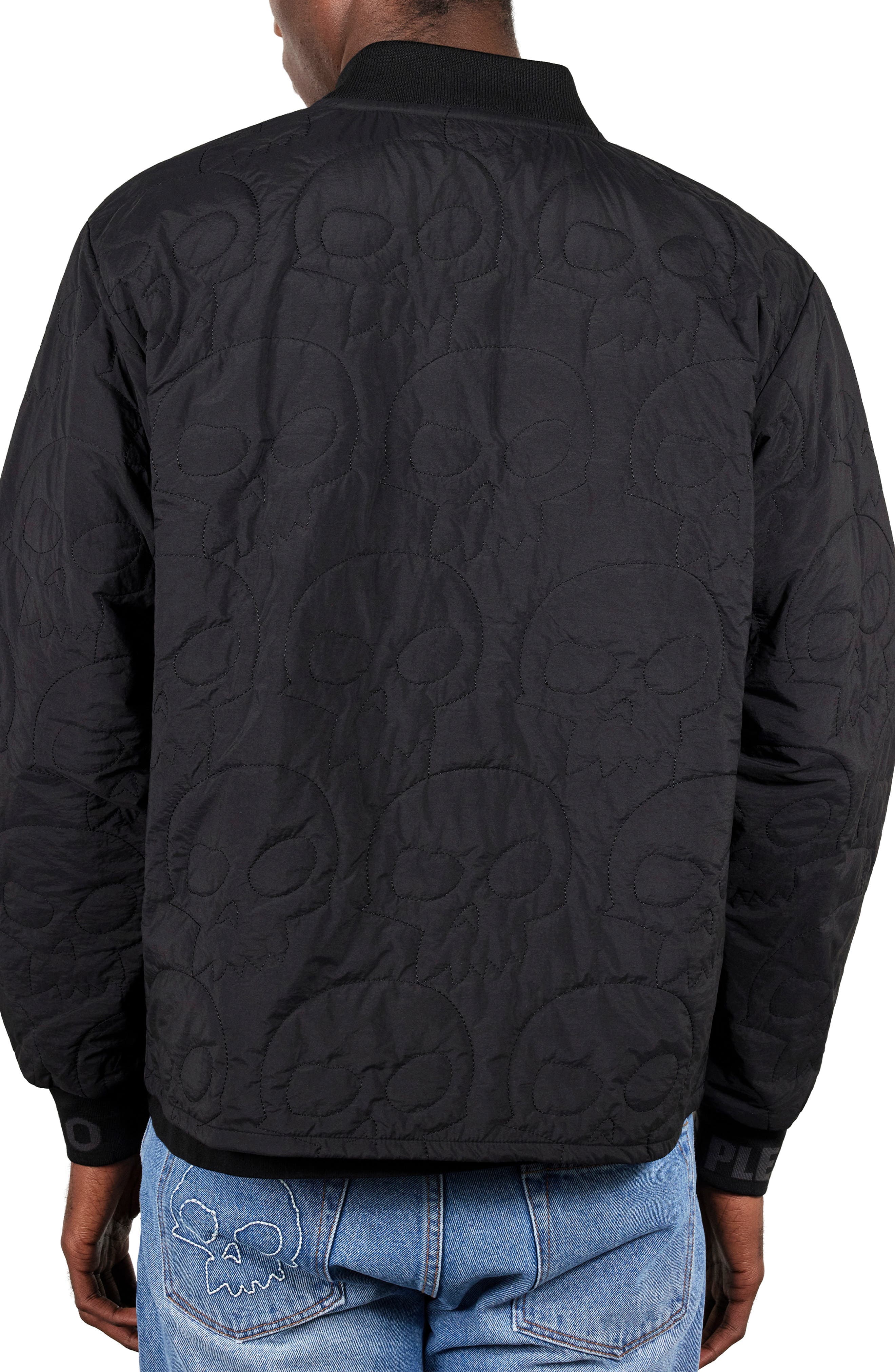 X Zero Skateboards Thomas Quilted Bomber Jacket - image 2