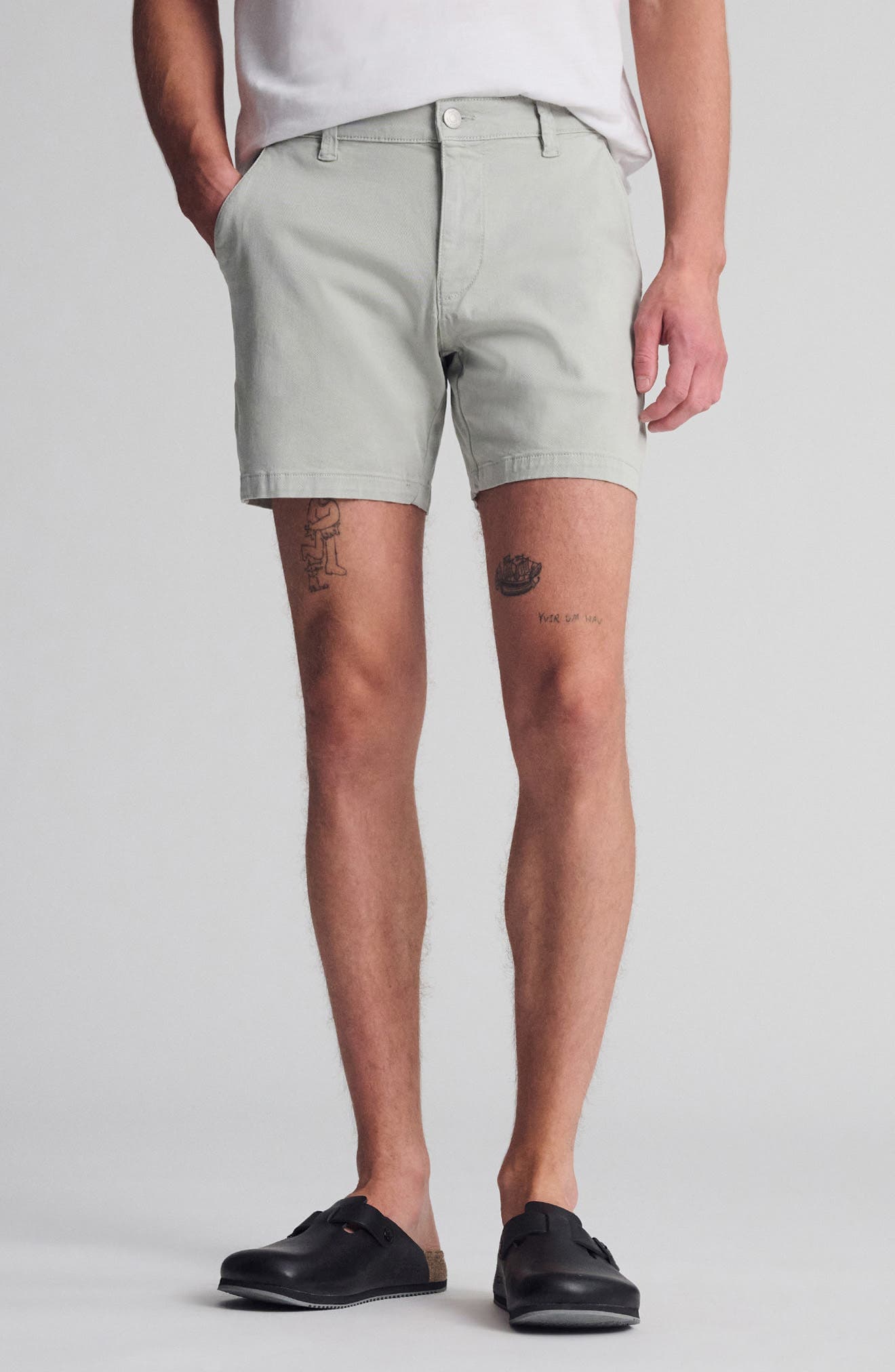 Nate Flat Front Stretch Twill Shorts - image 1