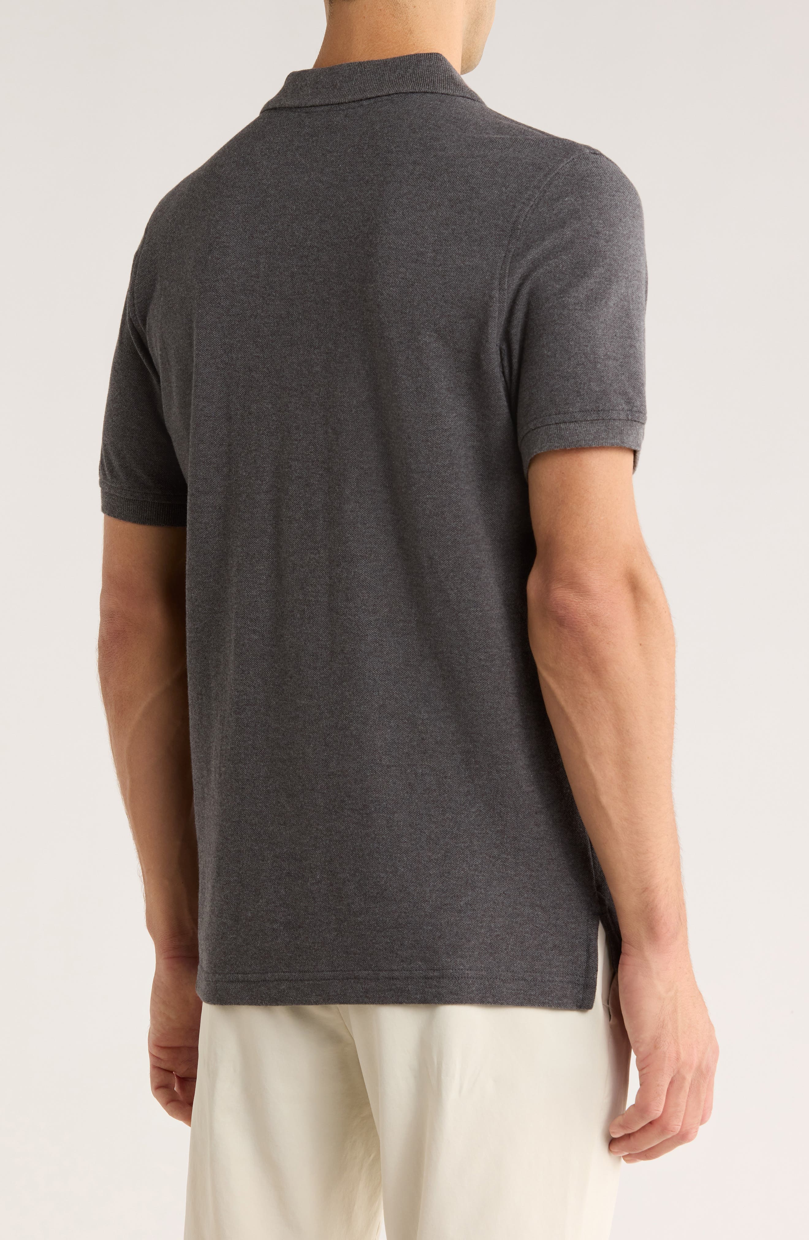Solid Pique Slim Fit Polo - image 2