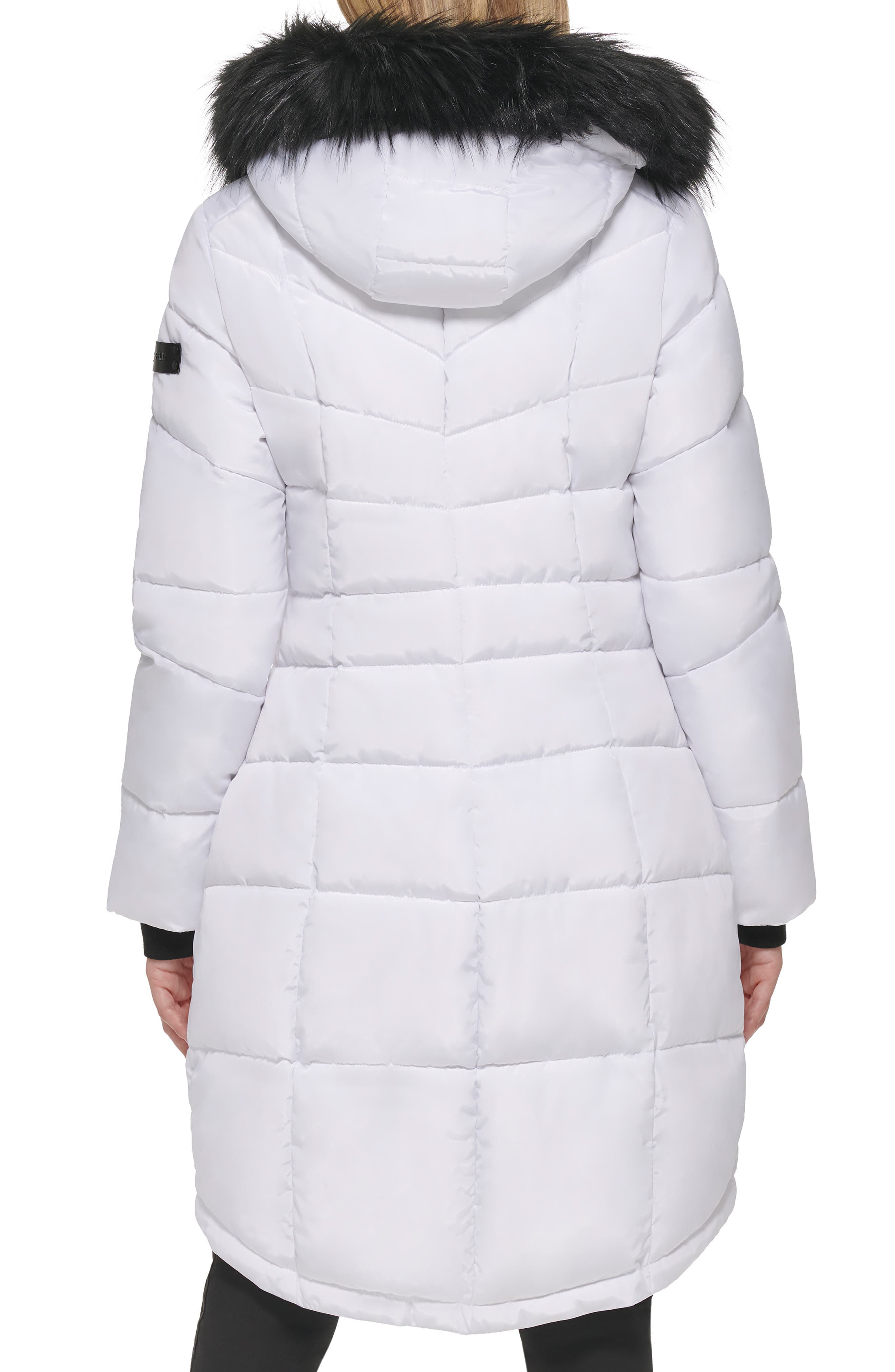 Apres Ski Faux Fur Trim Hooded Puffer Jacket - image 2