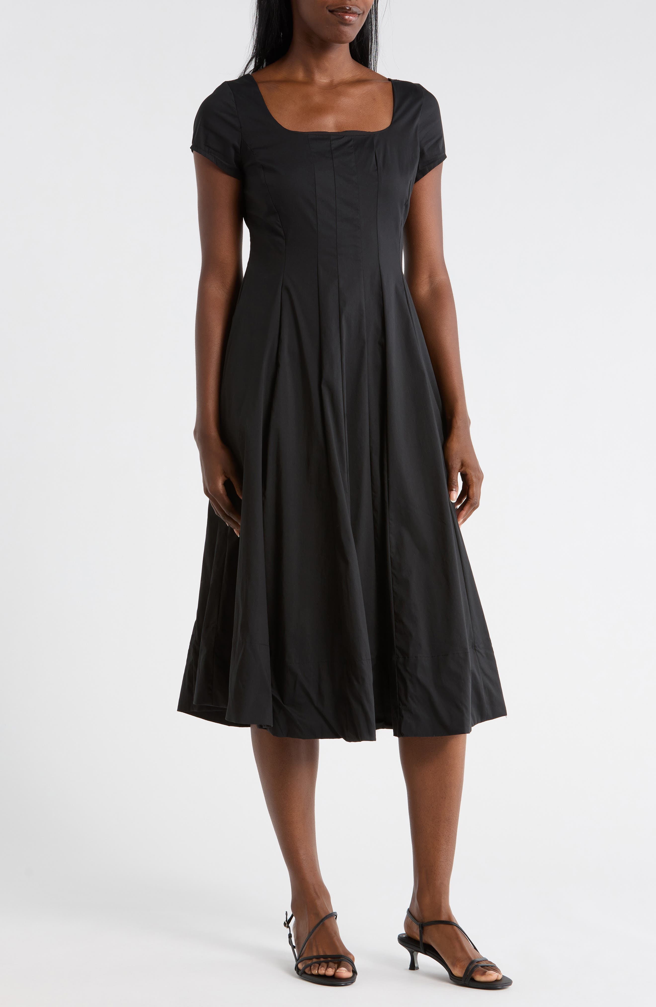 Poplin Cap Sleeve Dress - image 1