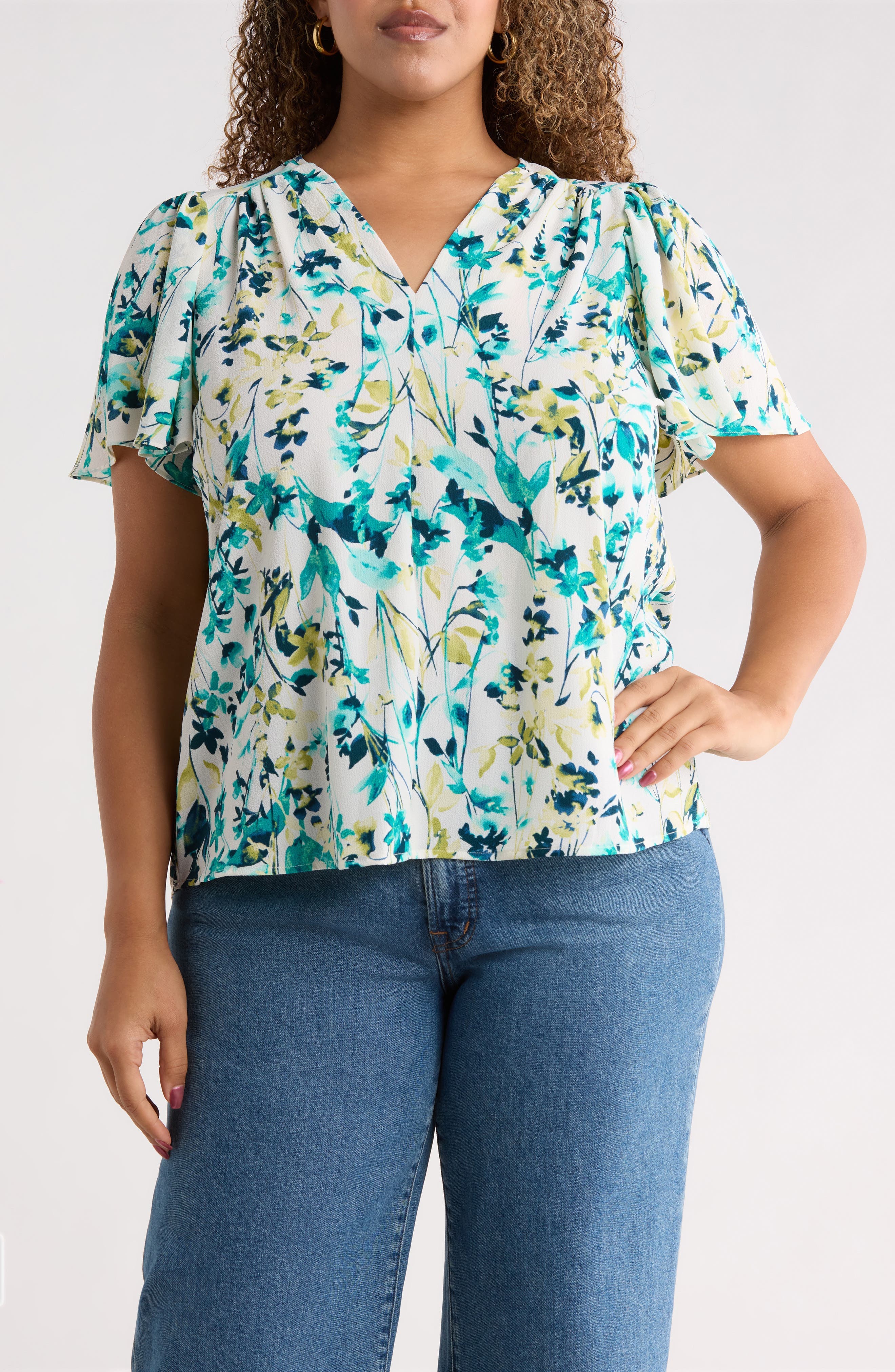 Flutter Sleeve Top - image 1