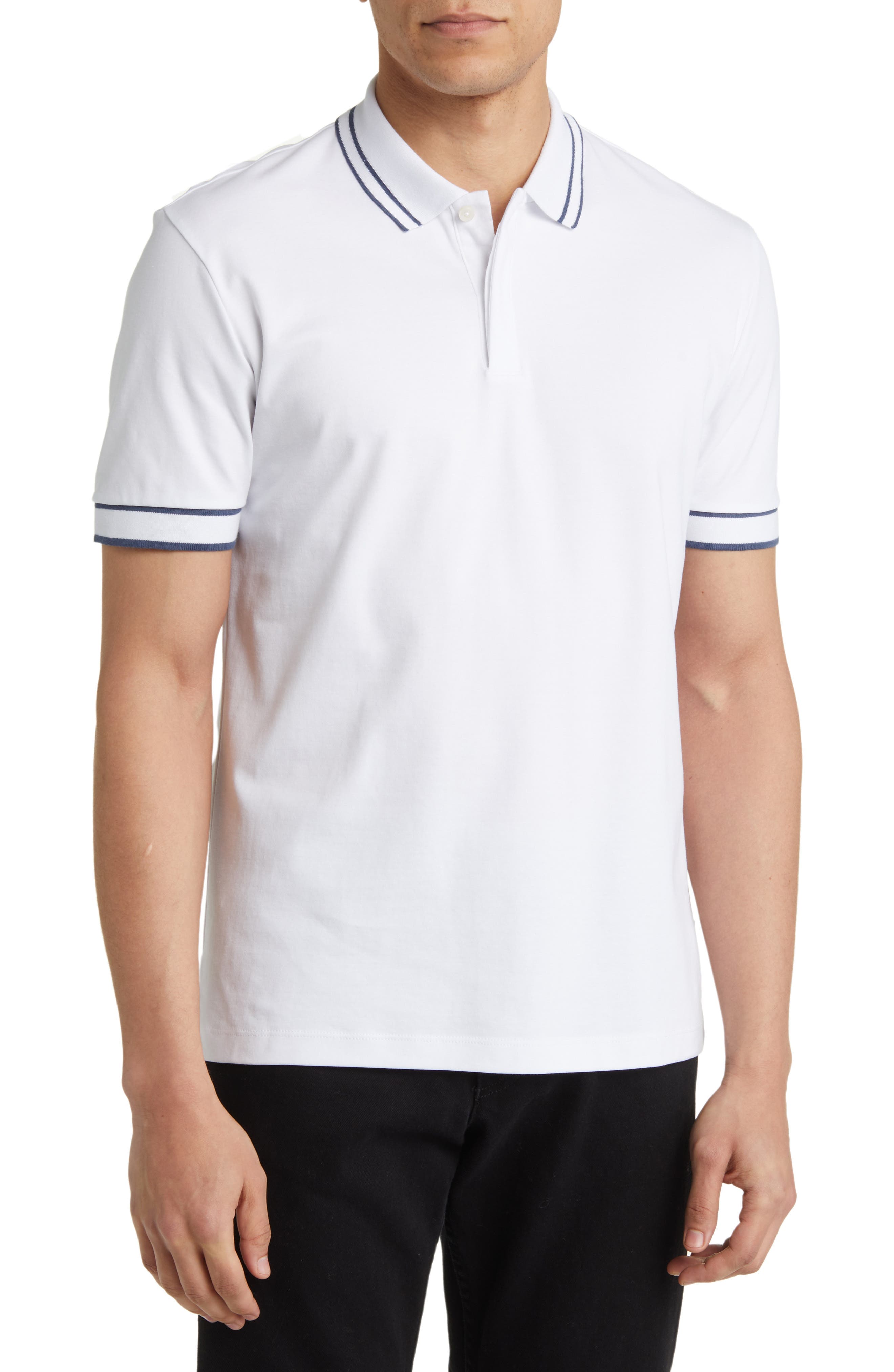 Parlay Tipped Cotton Polo - image 3