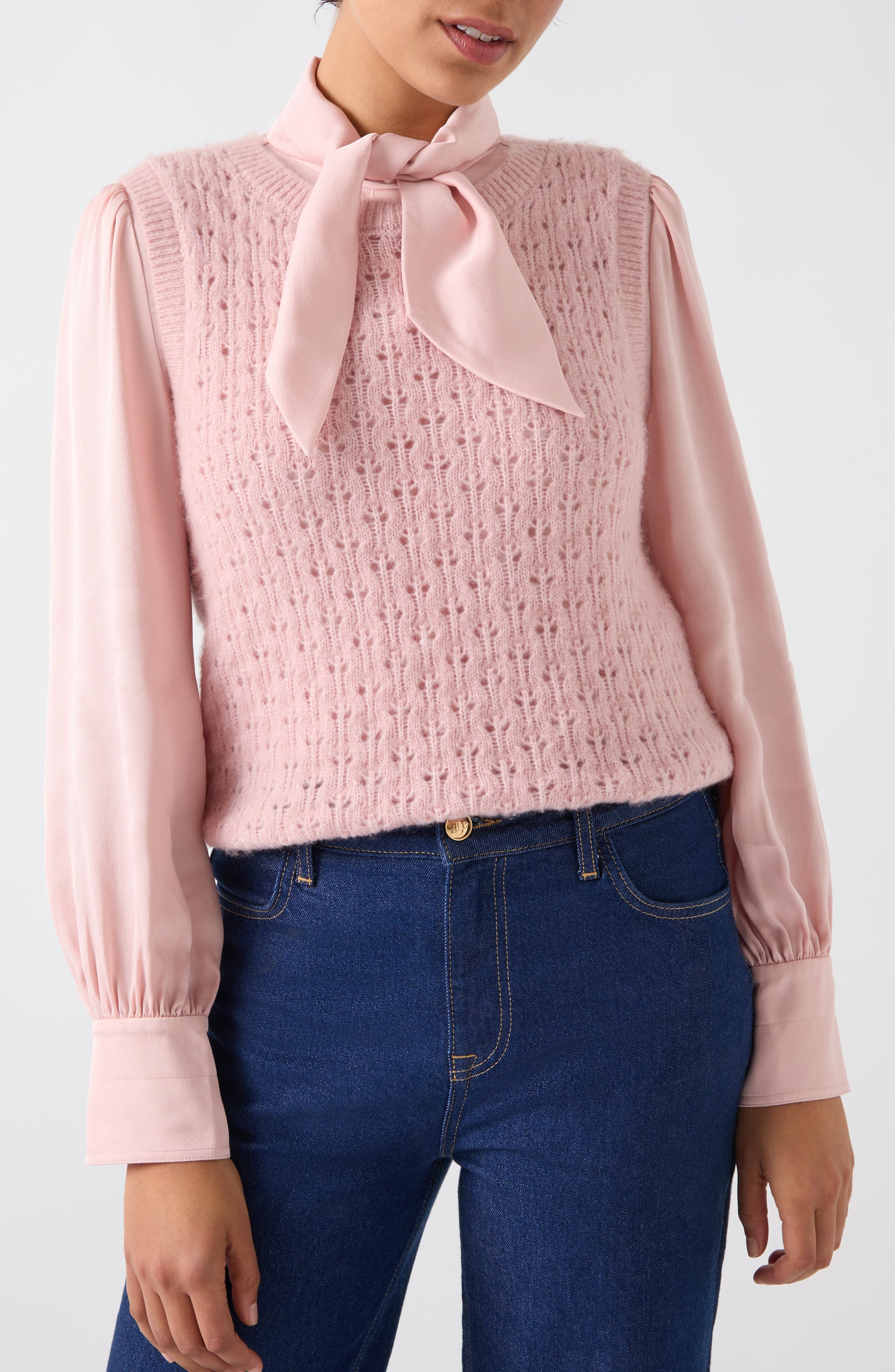 Gaia Pointelle Vest - image 1