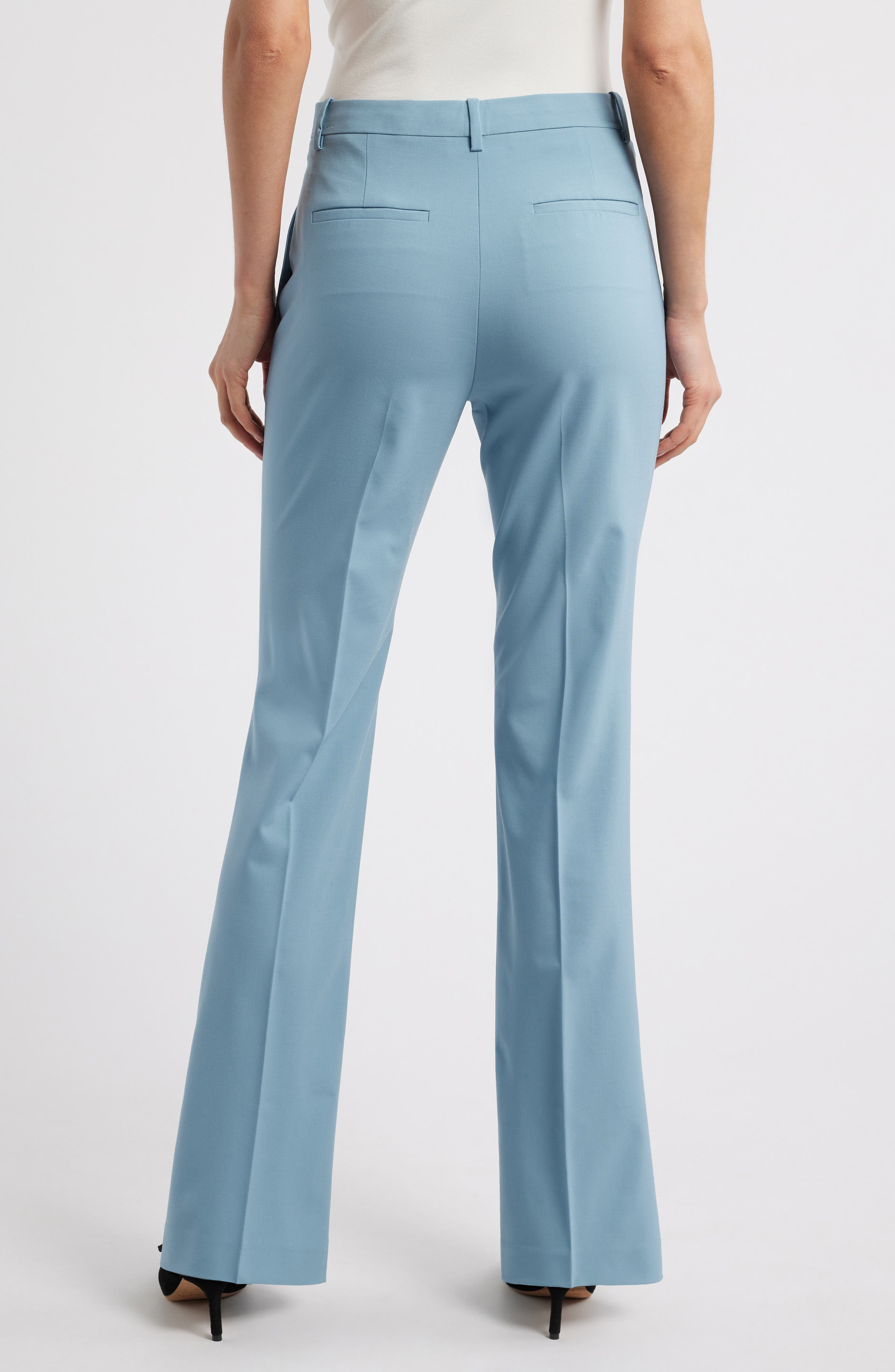 Stretch Wool Trousers - image 2