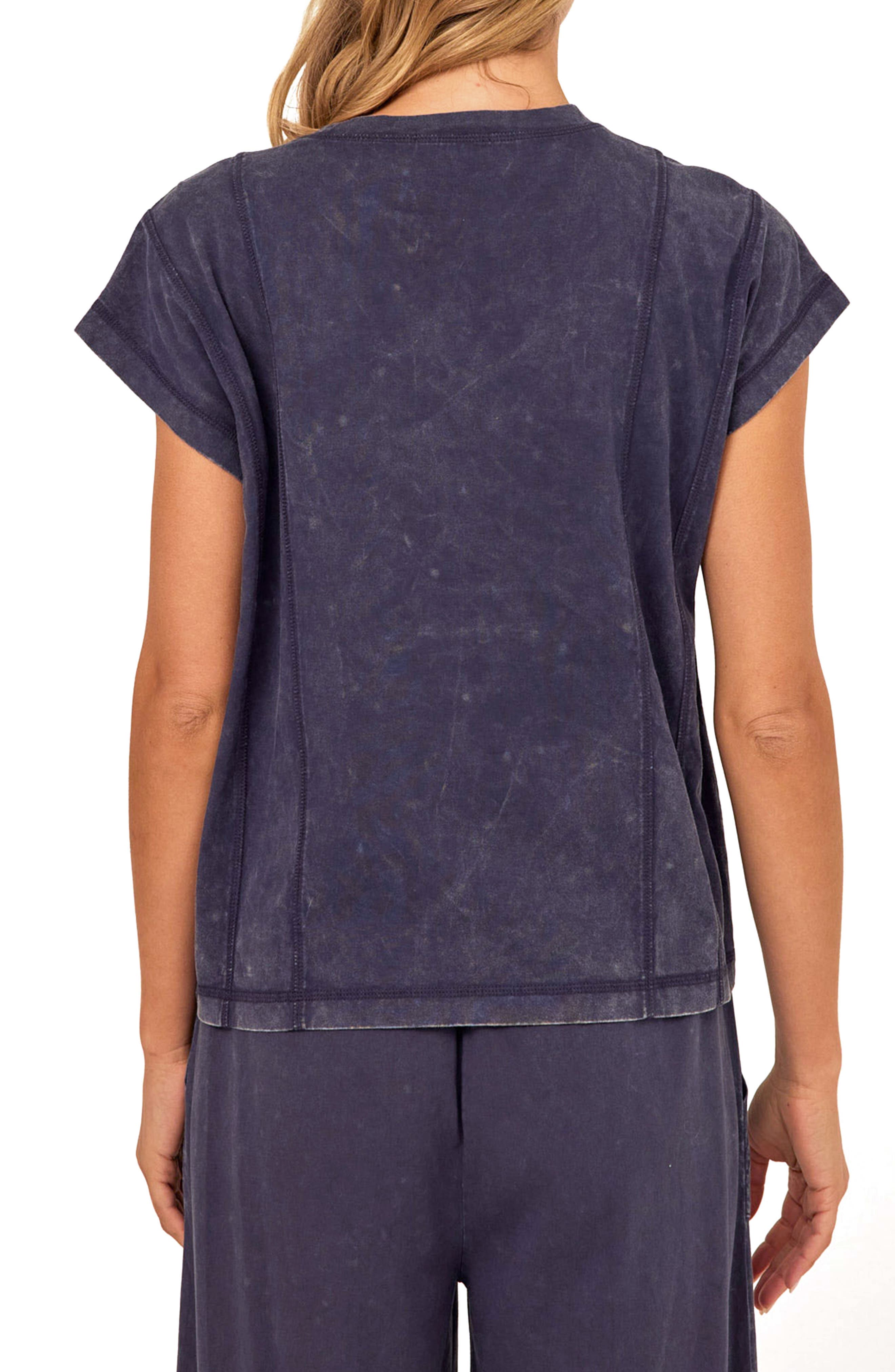 Laurie Mineral Wash Seamed T-Shirt - image 4