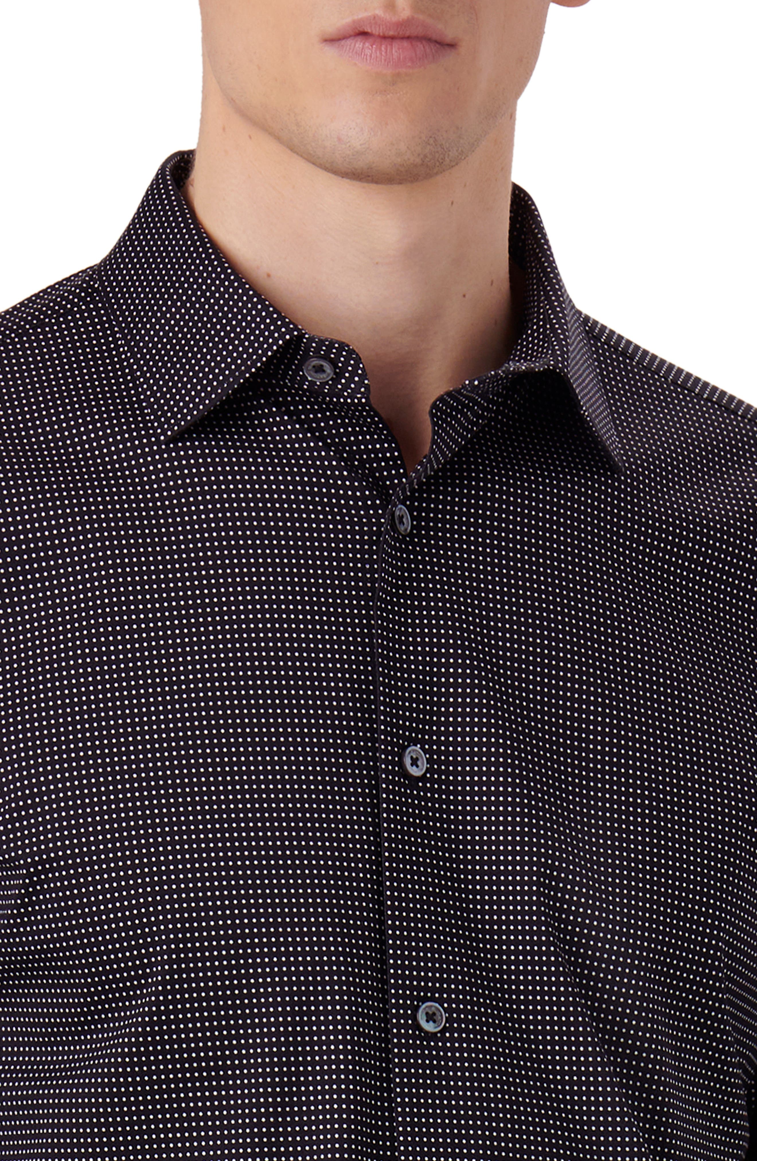 James OoohCotton Polka Dot Button-Up Shirt - image 2