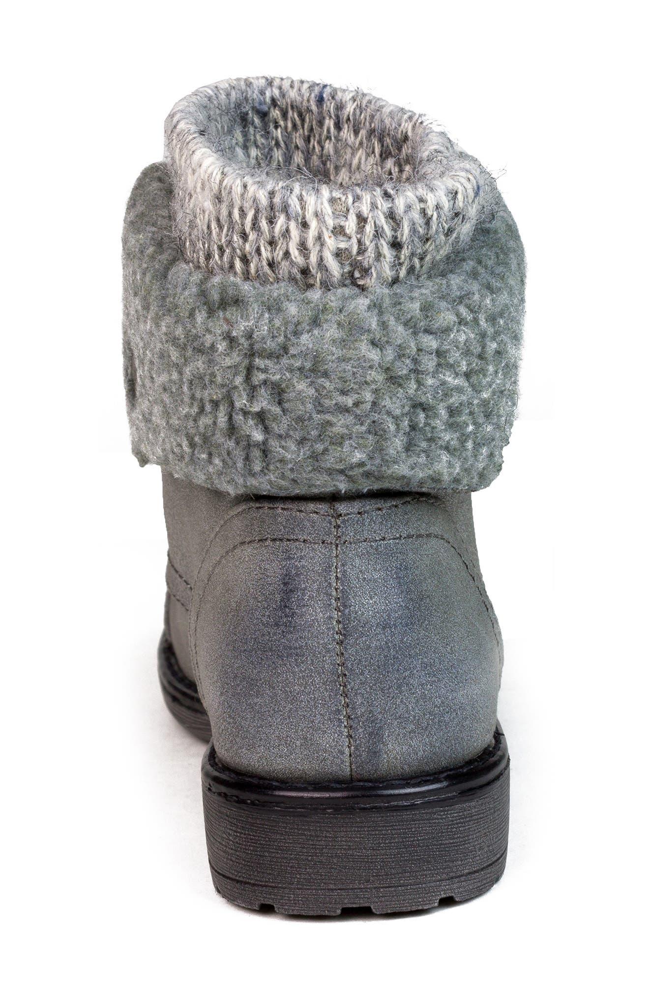 Duena Faux Shearling Trimmed Hiking Boot - image 2