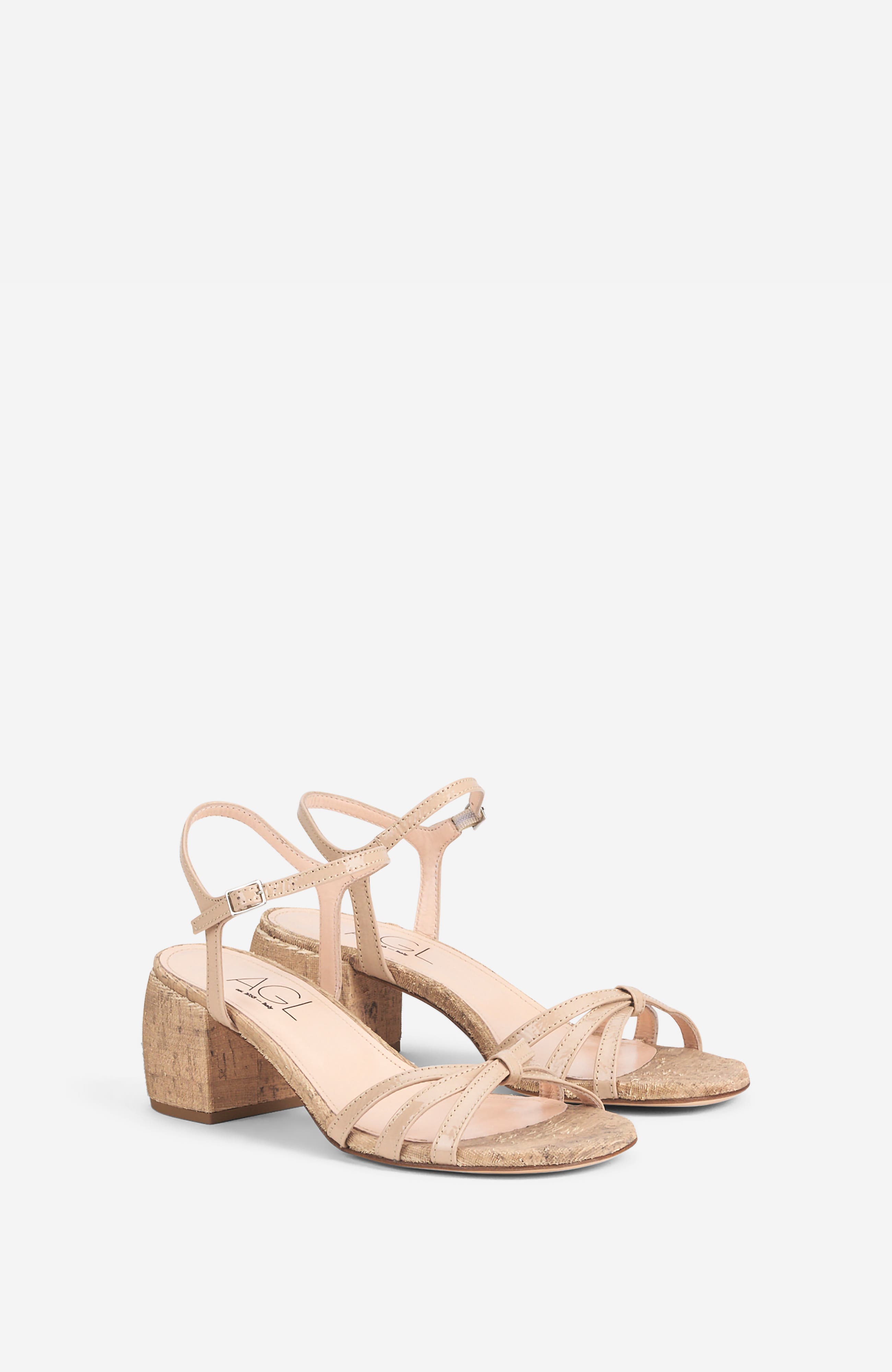 Clio Sandal with Medium Heel - image 4