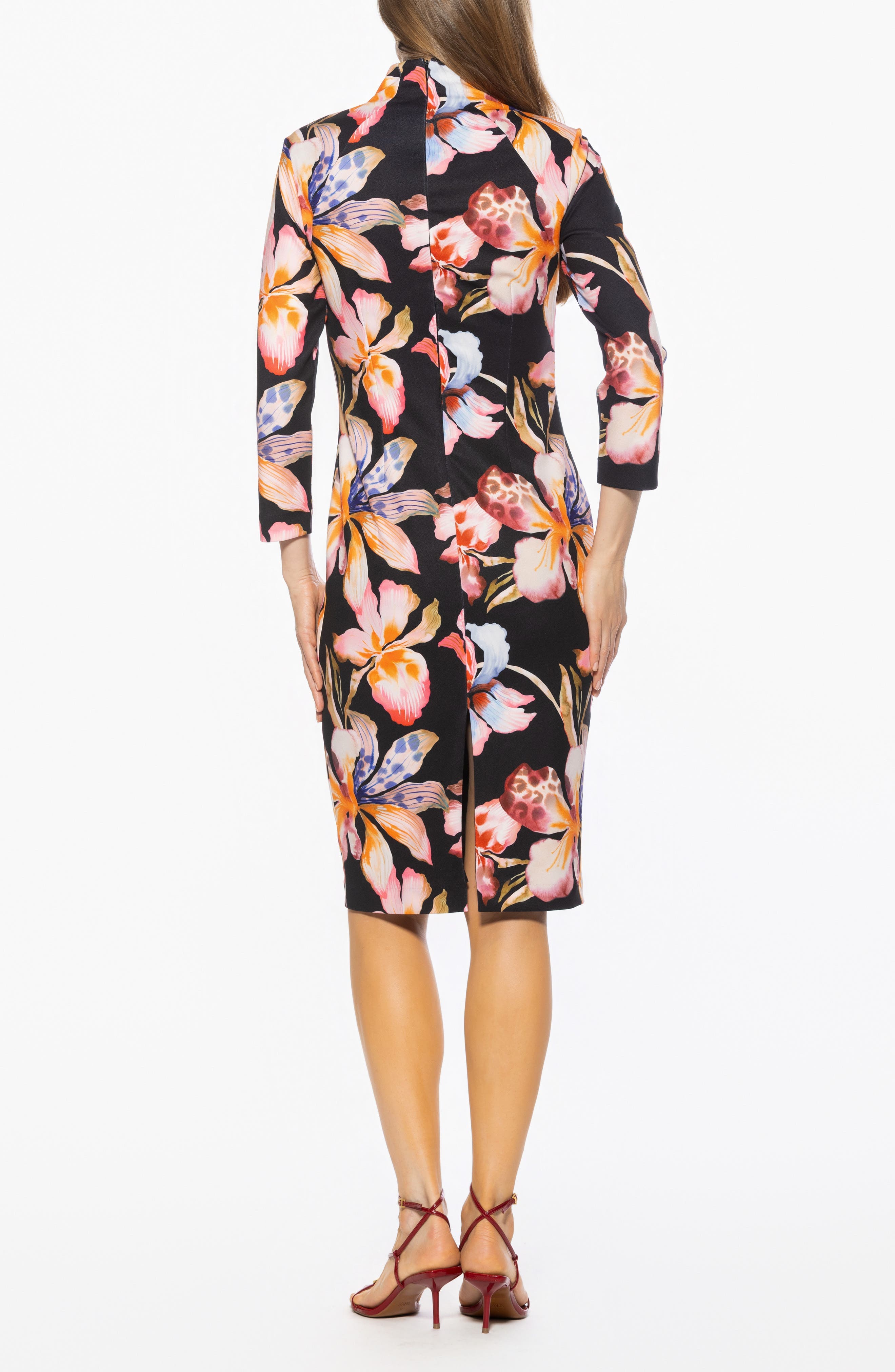 Marais Neck Midi Sheath Dress - image 4