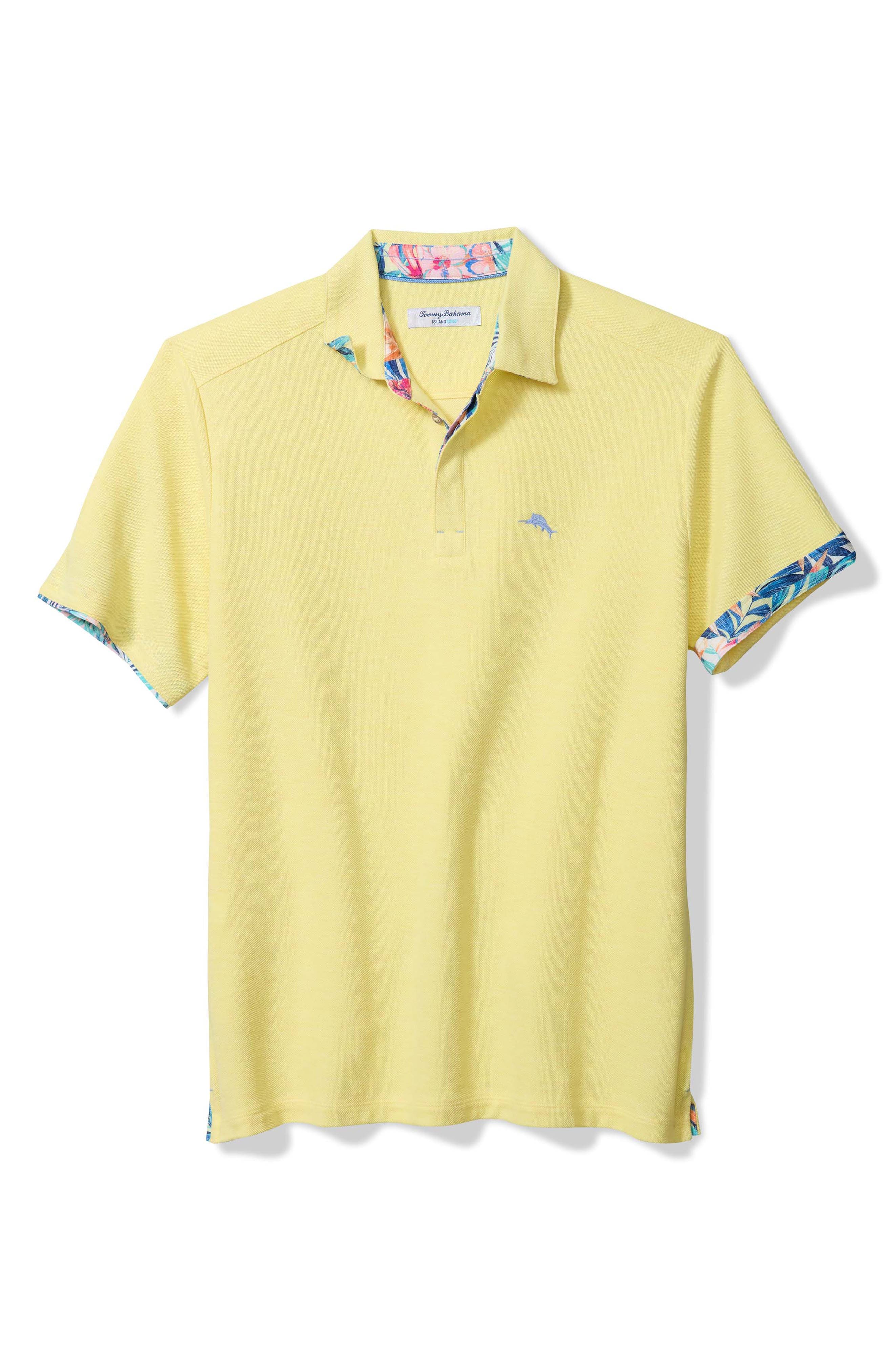 Positano Palms Five O'Clock IslandZone Pique Performance Polo - image 1