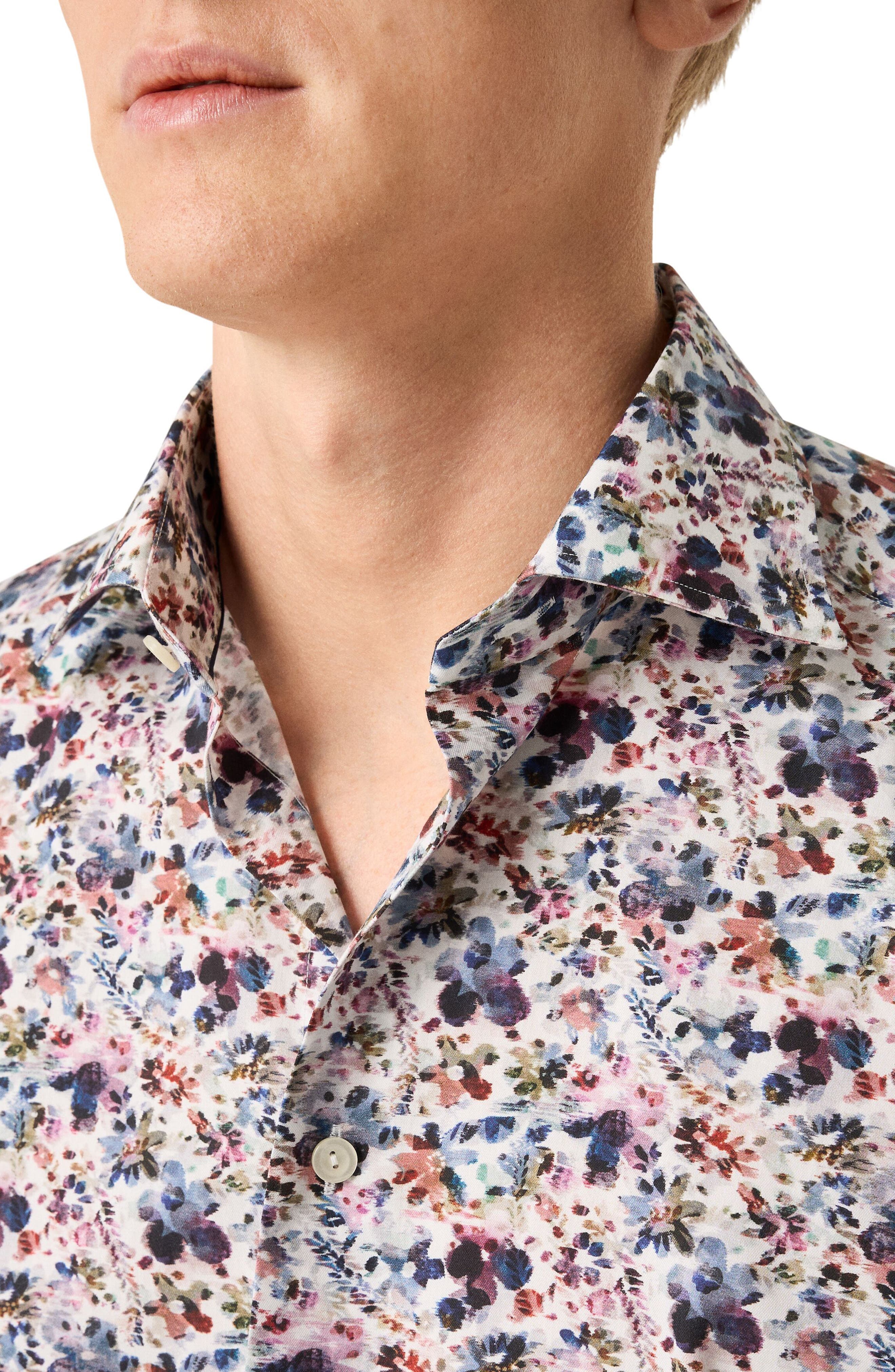 Contemporary Fit Floral Dress Shirt - image 2