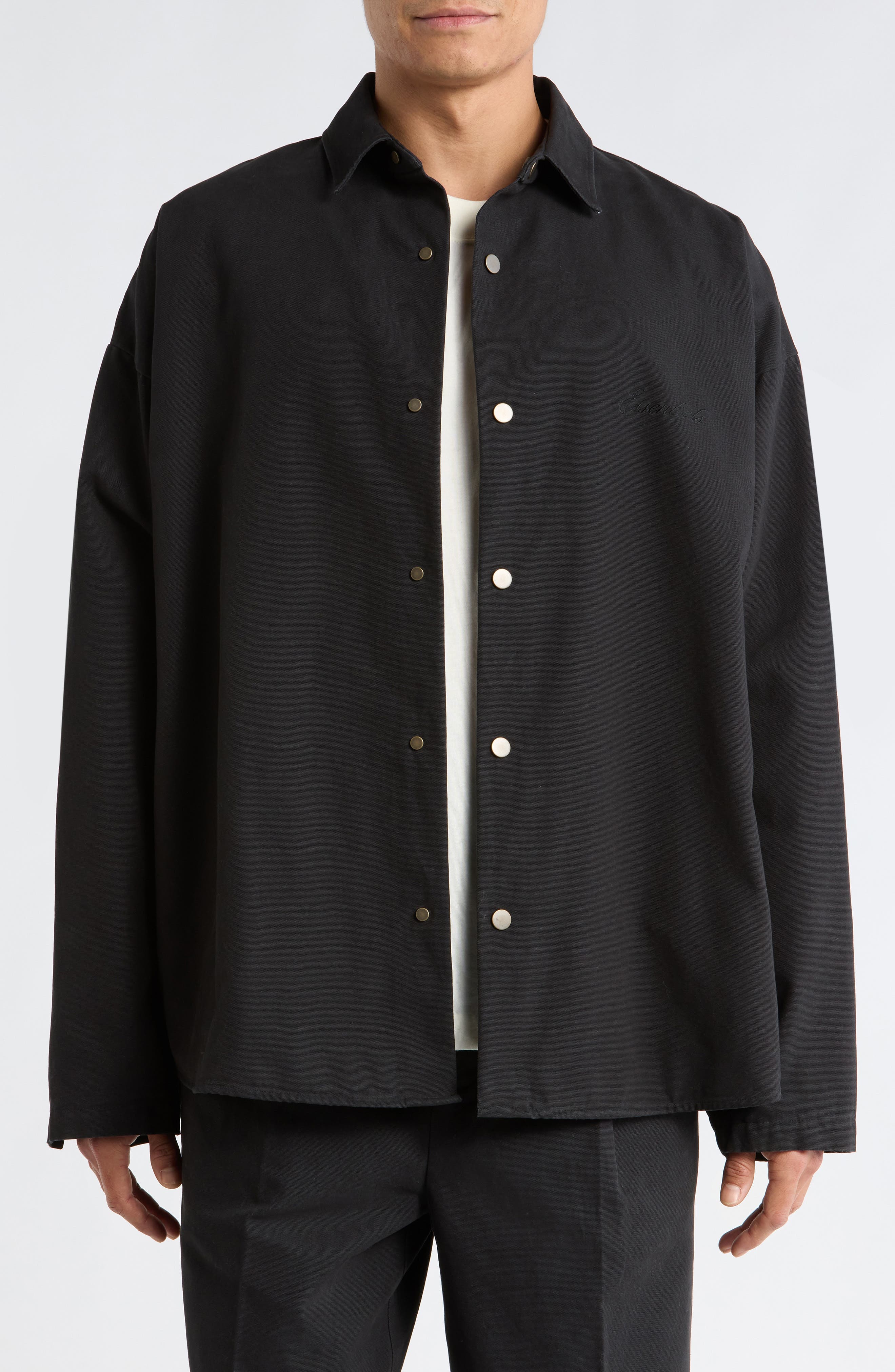 Cotton Canvas Overshirt - image 1
