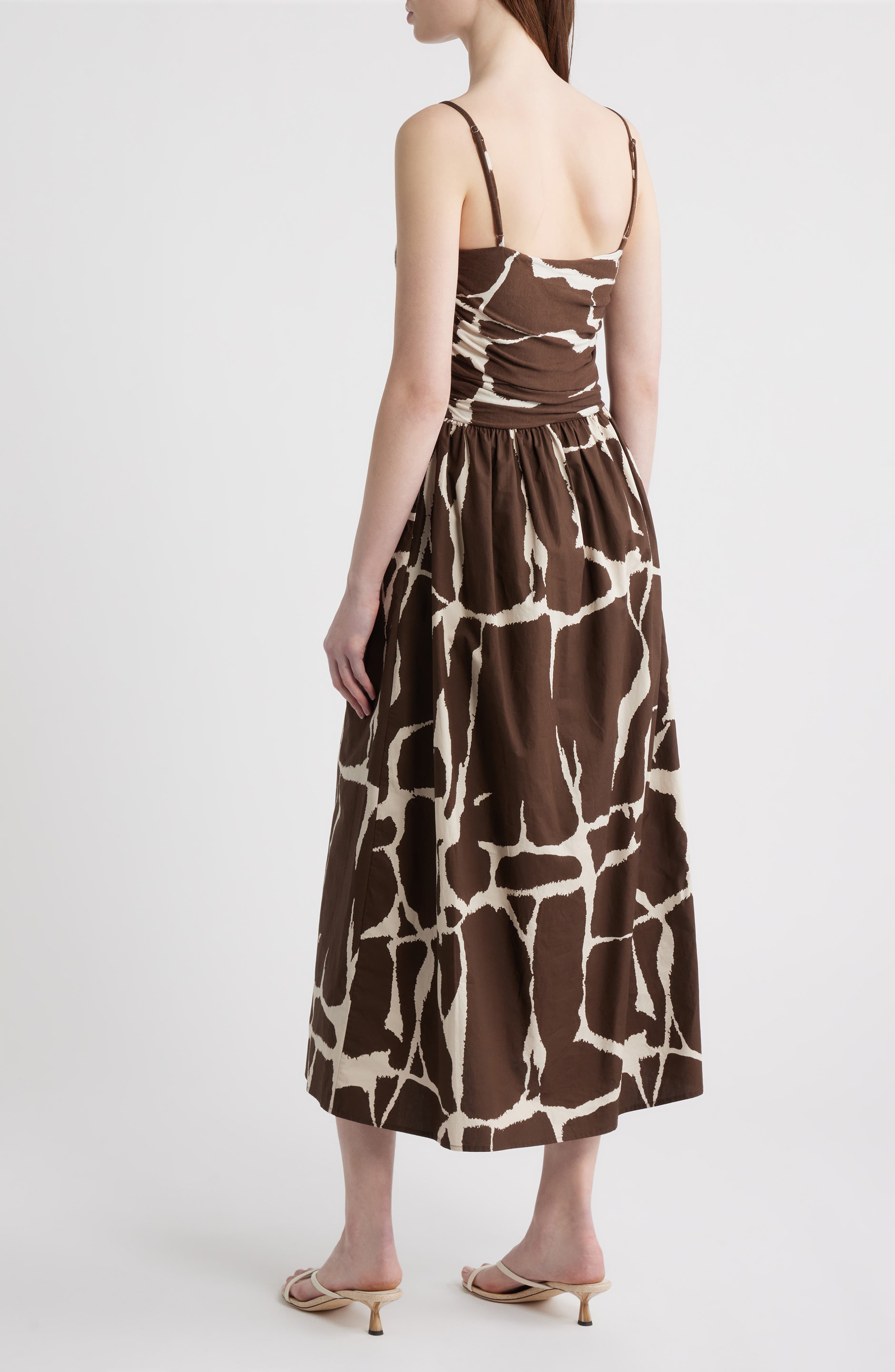 Fisher Printed Midi Dress - image 2