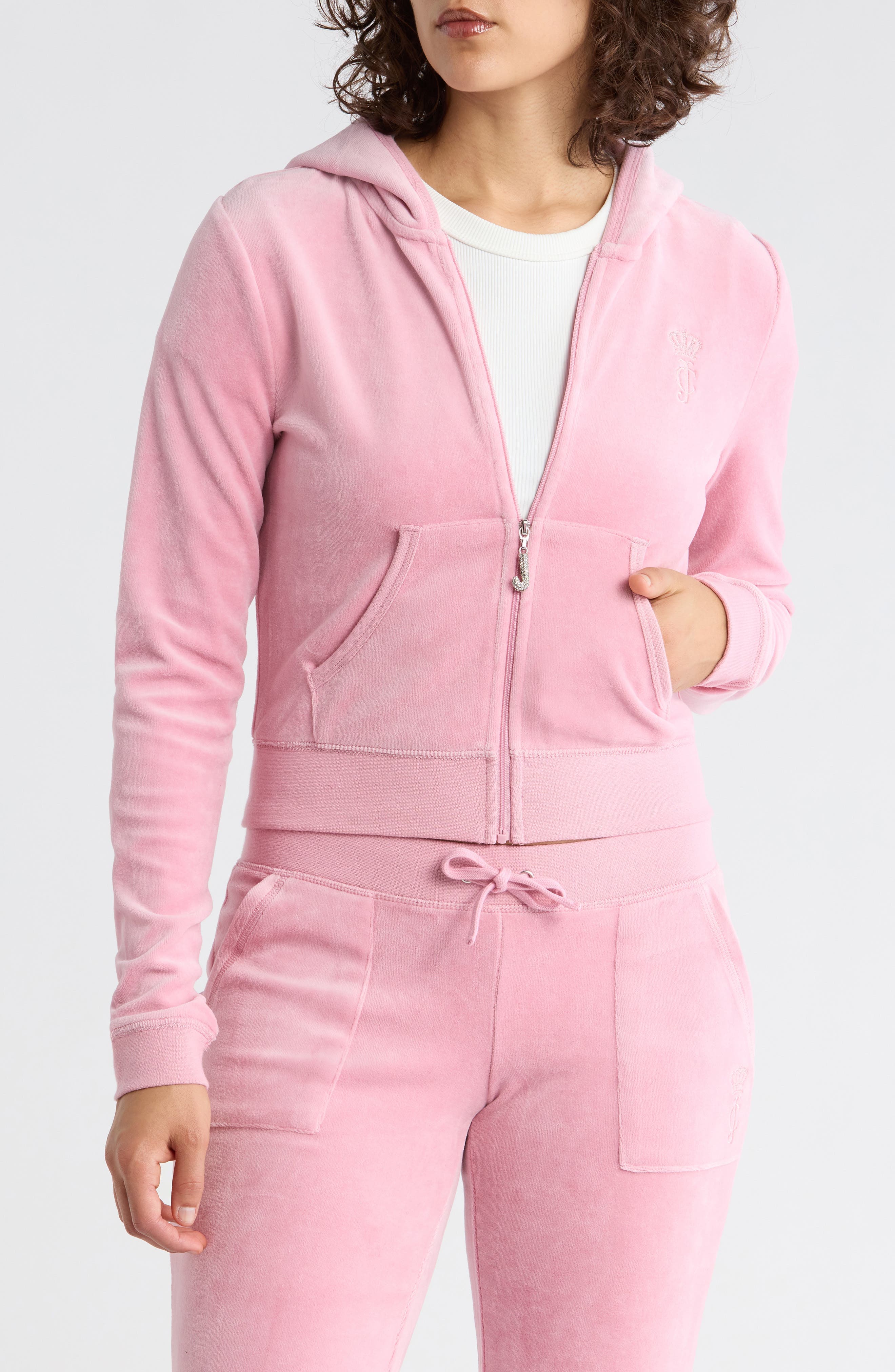 Heritage Velour Zip-Up Hoodie - image 1