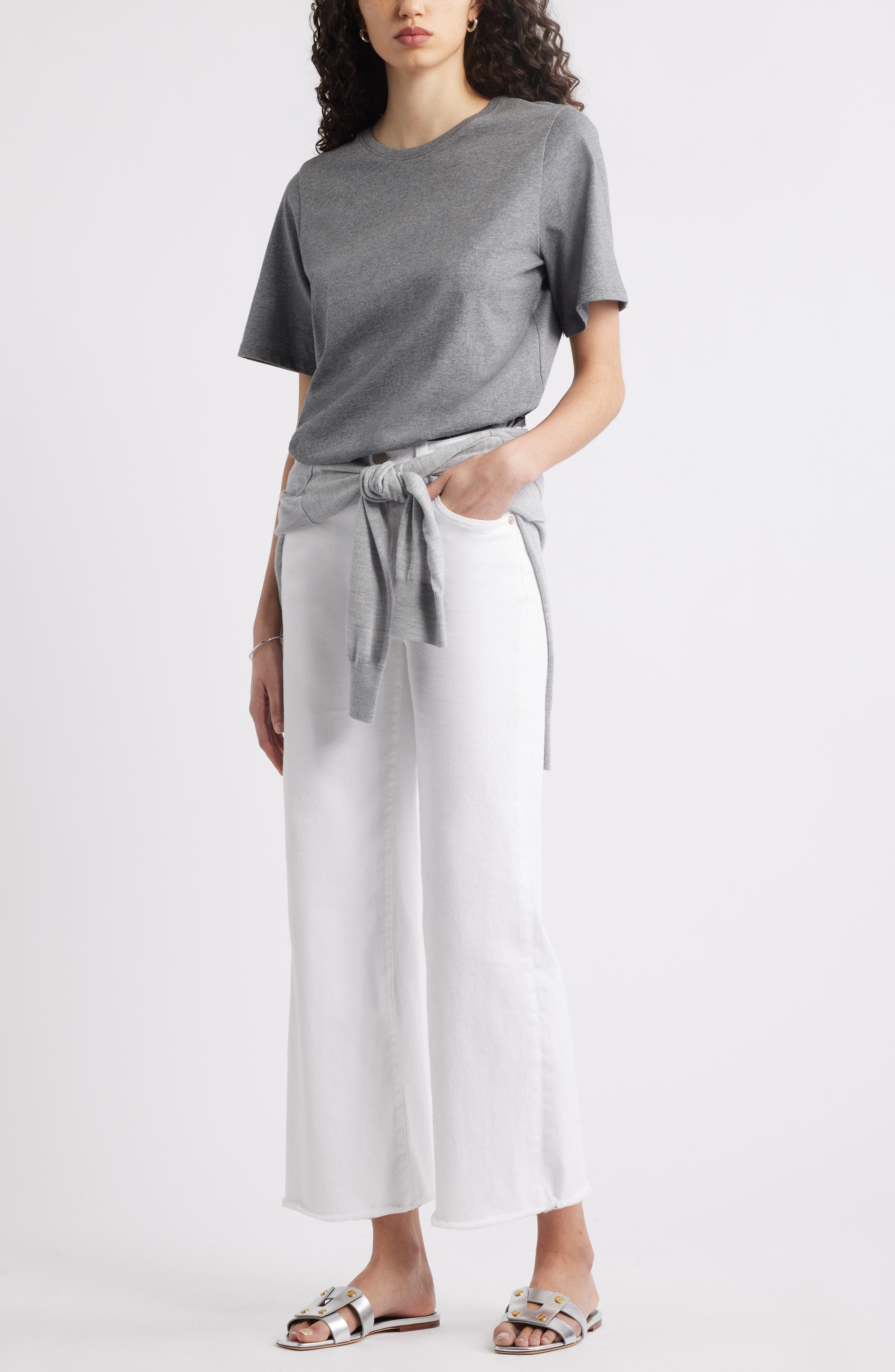 Relaxed Fit Pima Cotton Crewneck T-Shirt - image 2