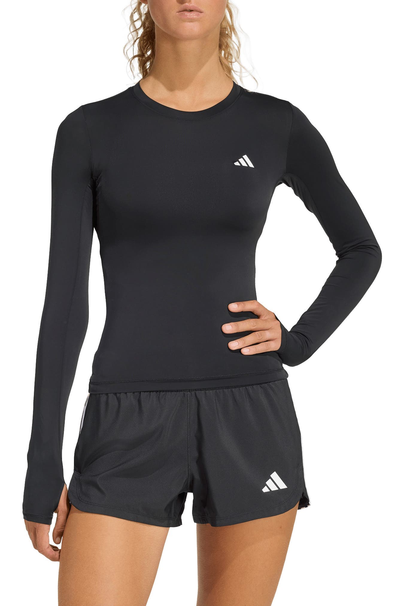 Power Essentials Workout Contour Long Sleeve Top - image 1