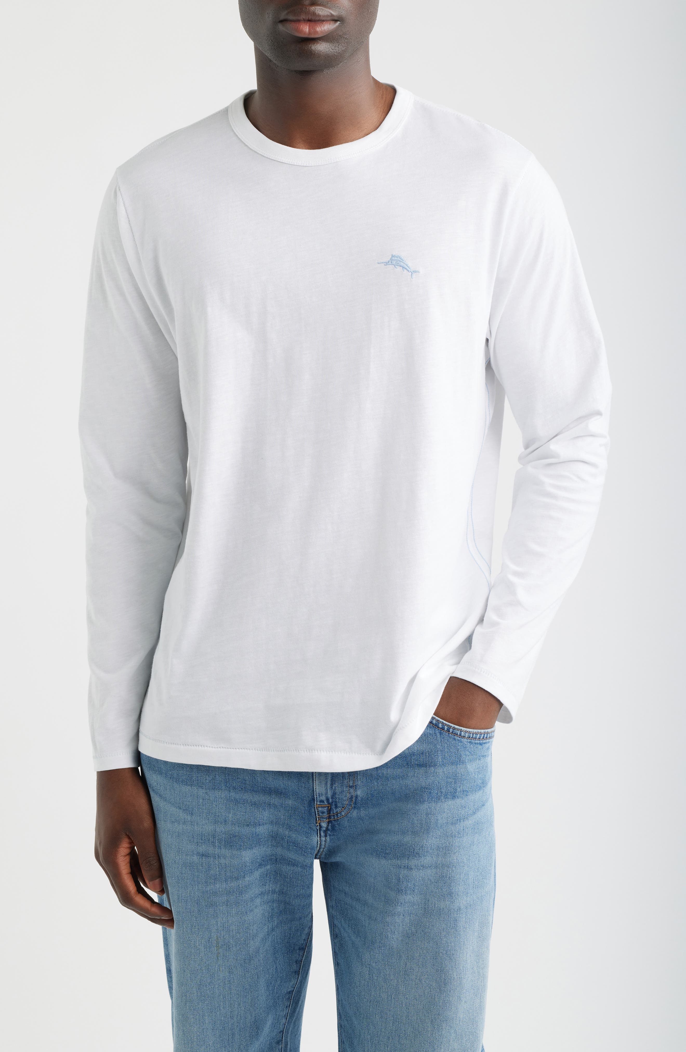 Paradise in a Bottle Long Sleeve Cotton Graphic T-Shirt - image 1