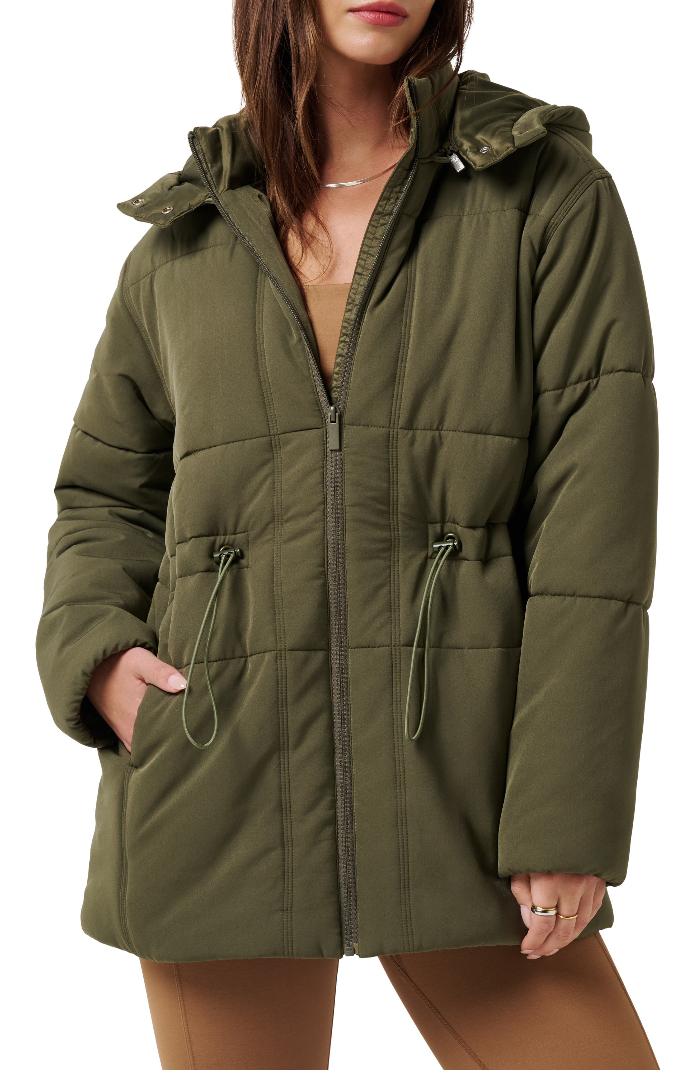 Mont Blanc Quilted Hooded Puffer Jacket - image 1