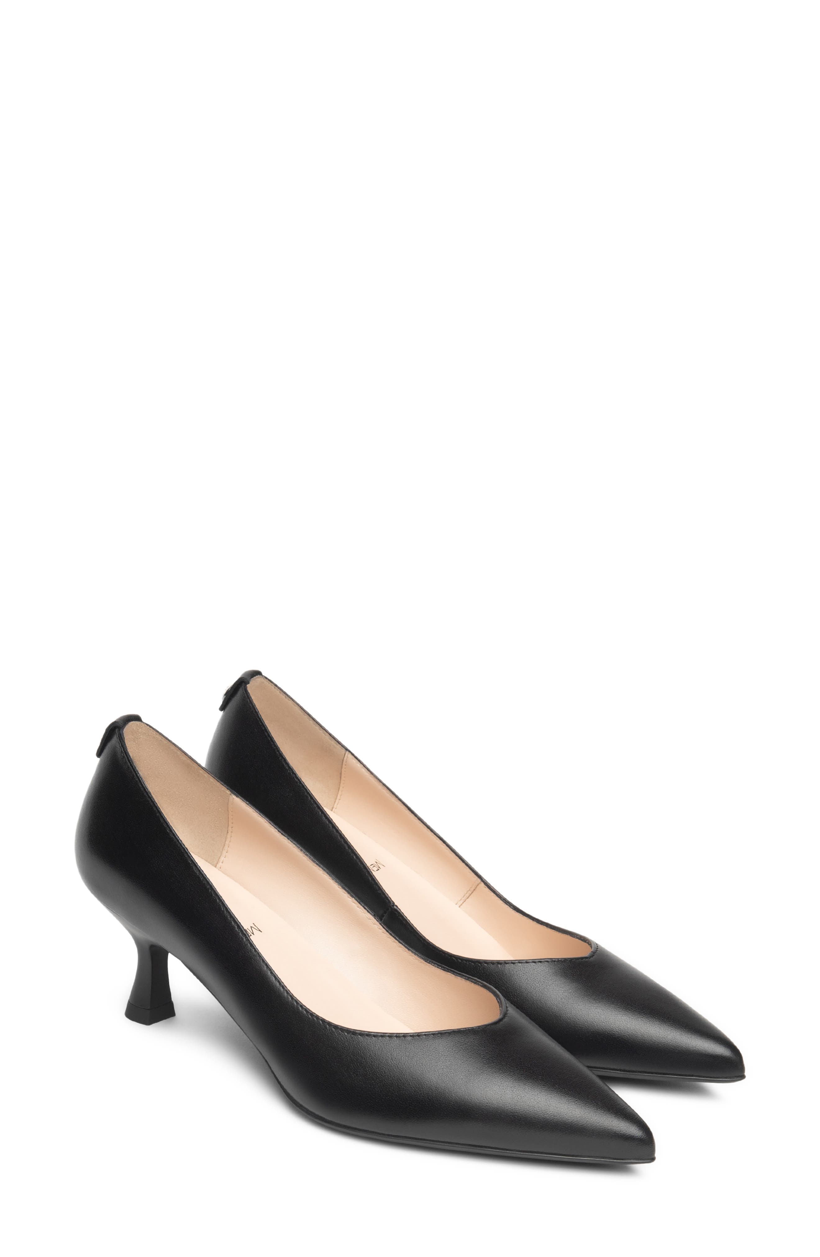 Pointed Toe Kitten Heel Pump - image 1