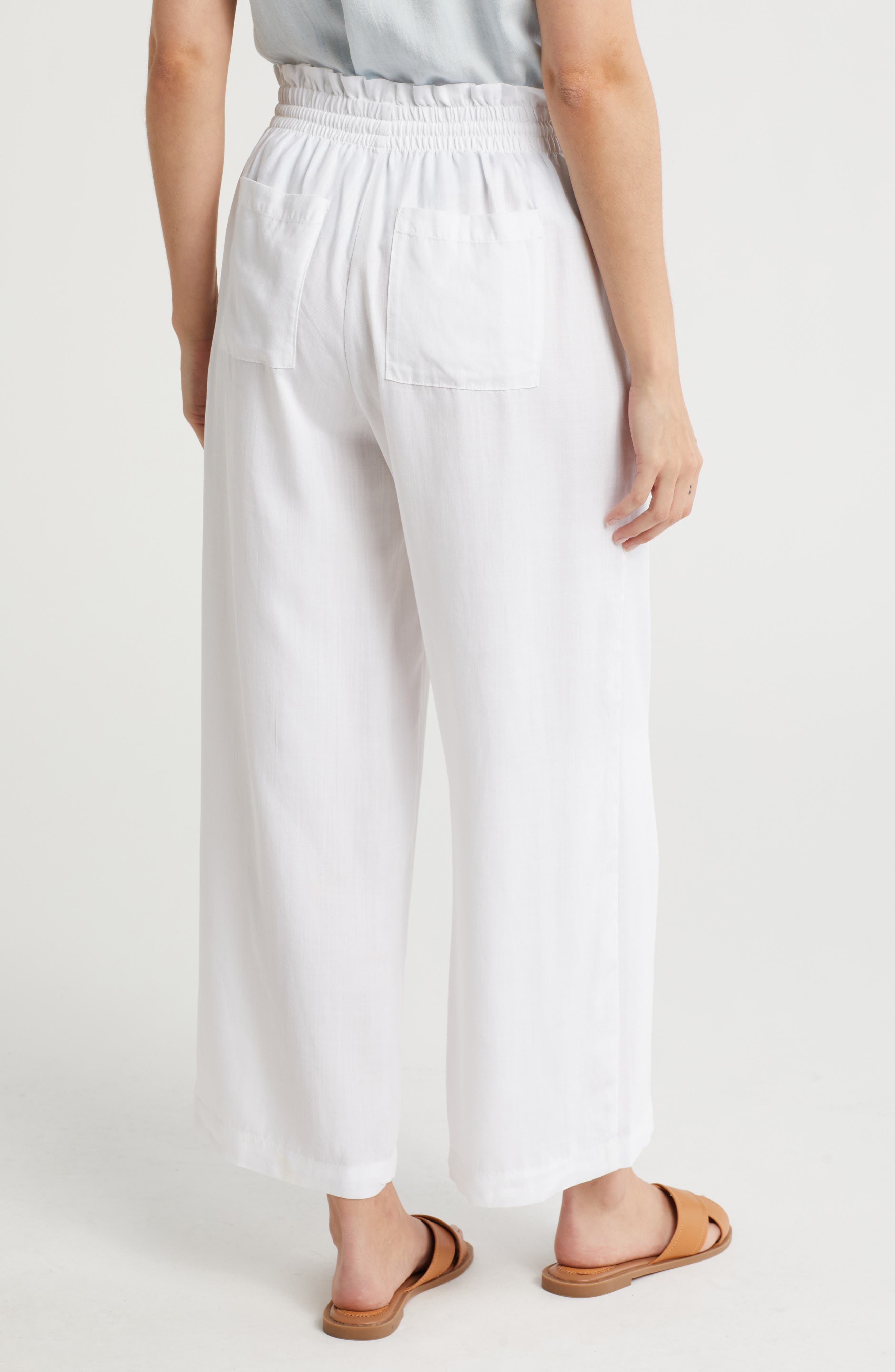Tie Waist Wide Leg Pants - image 2