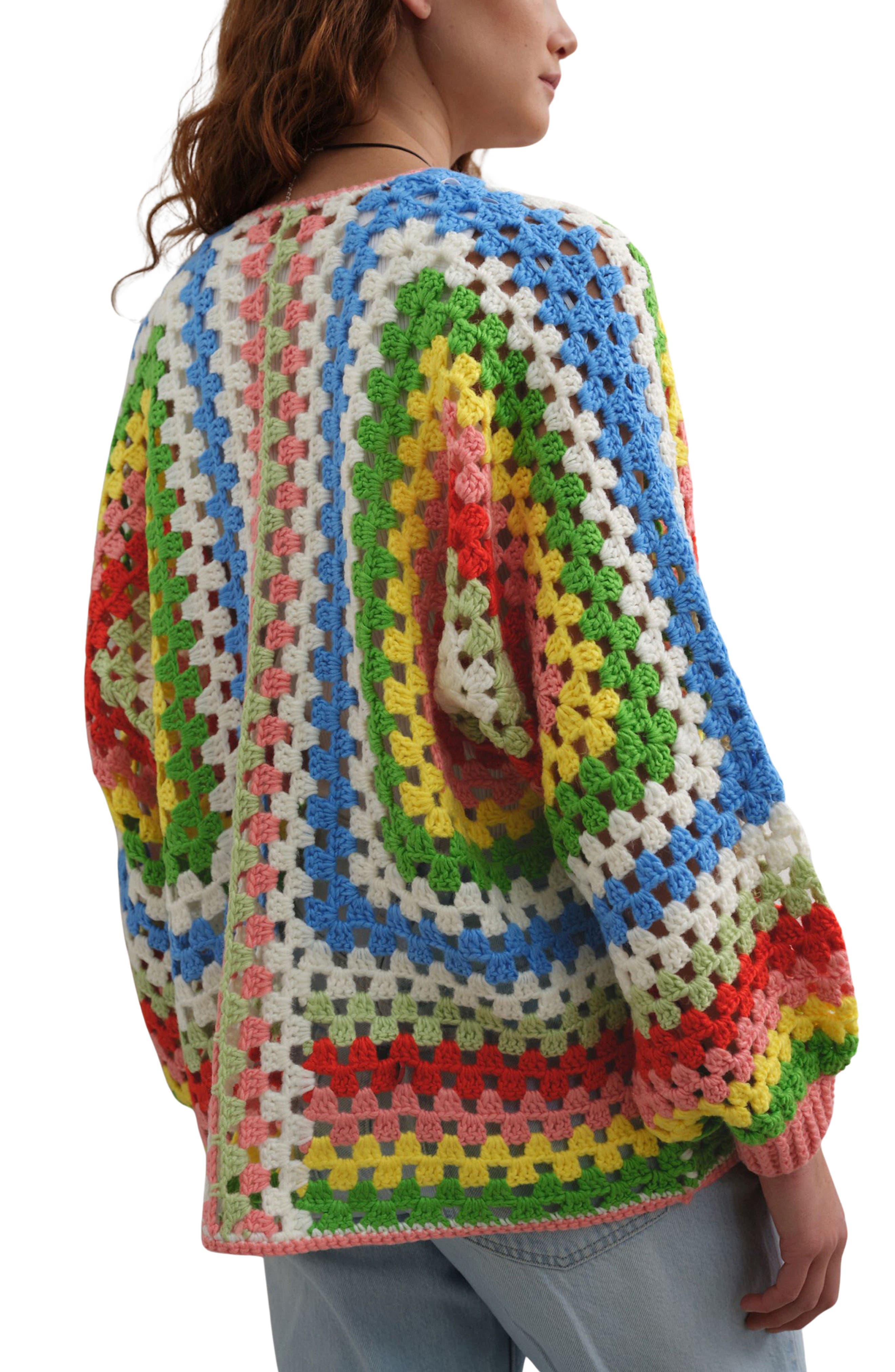 Batwing Crochet Cardigan - image 2
