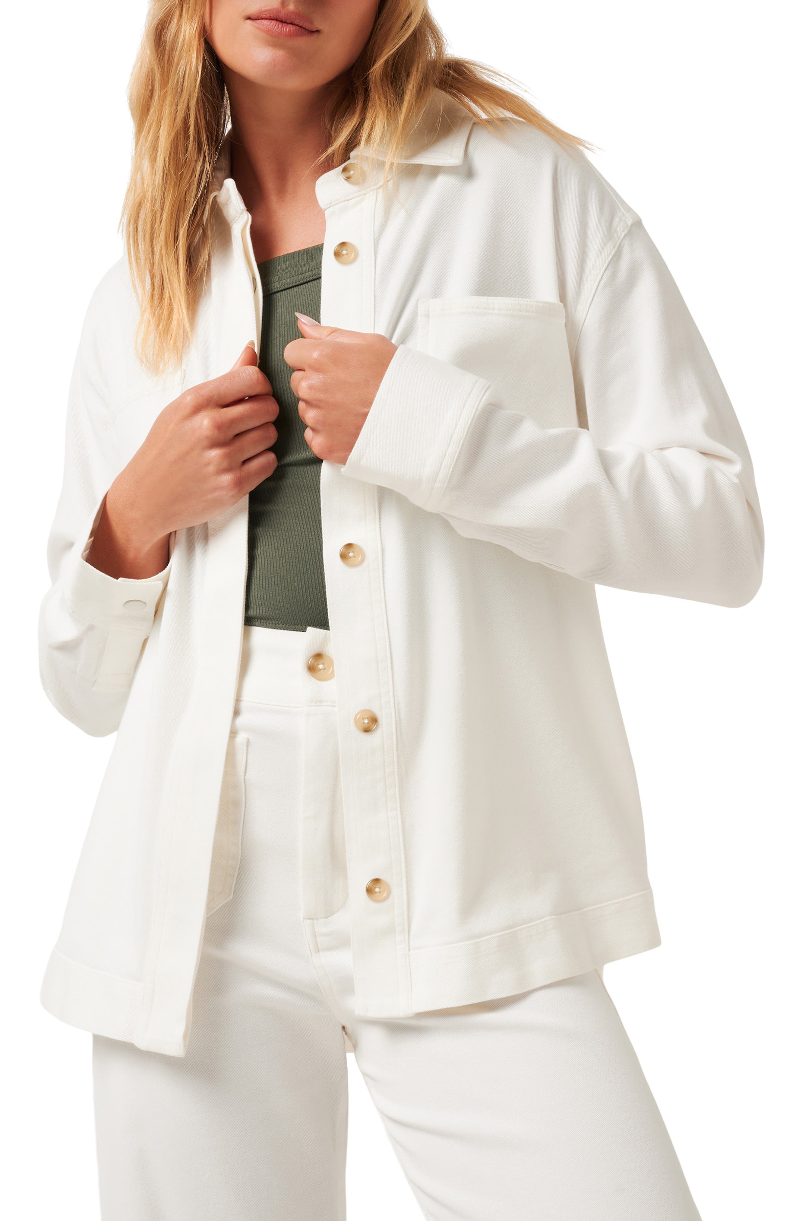 Everyday Twill Shacket - image 1