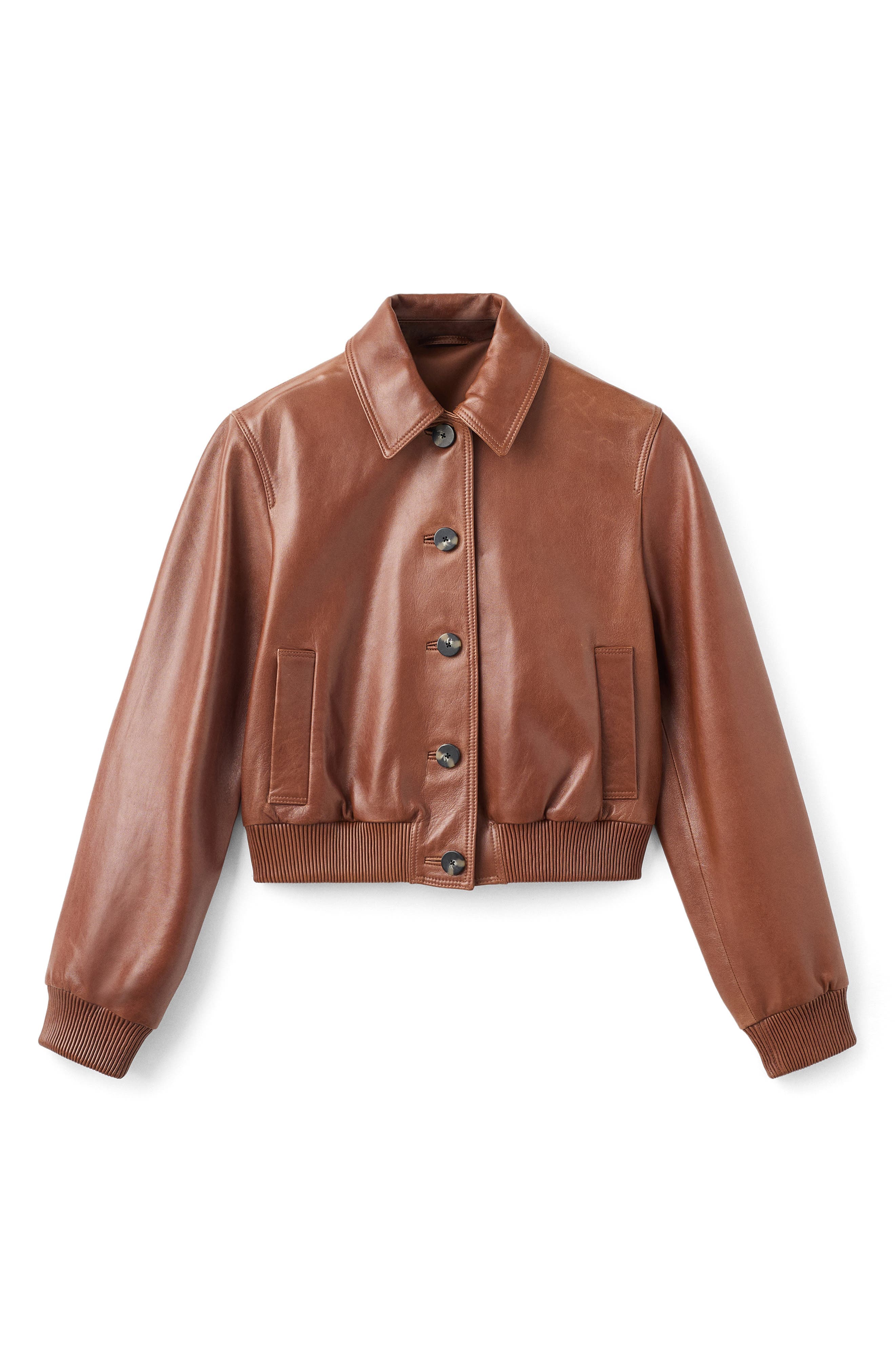 Selection Leather Bomber Jacket - image 1
