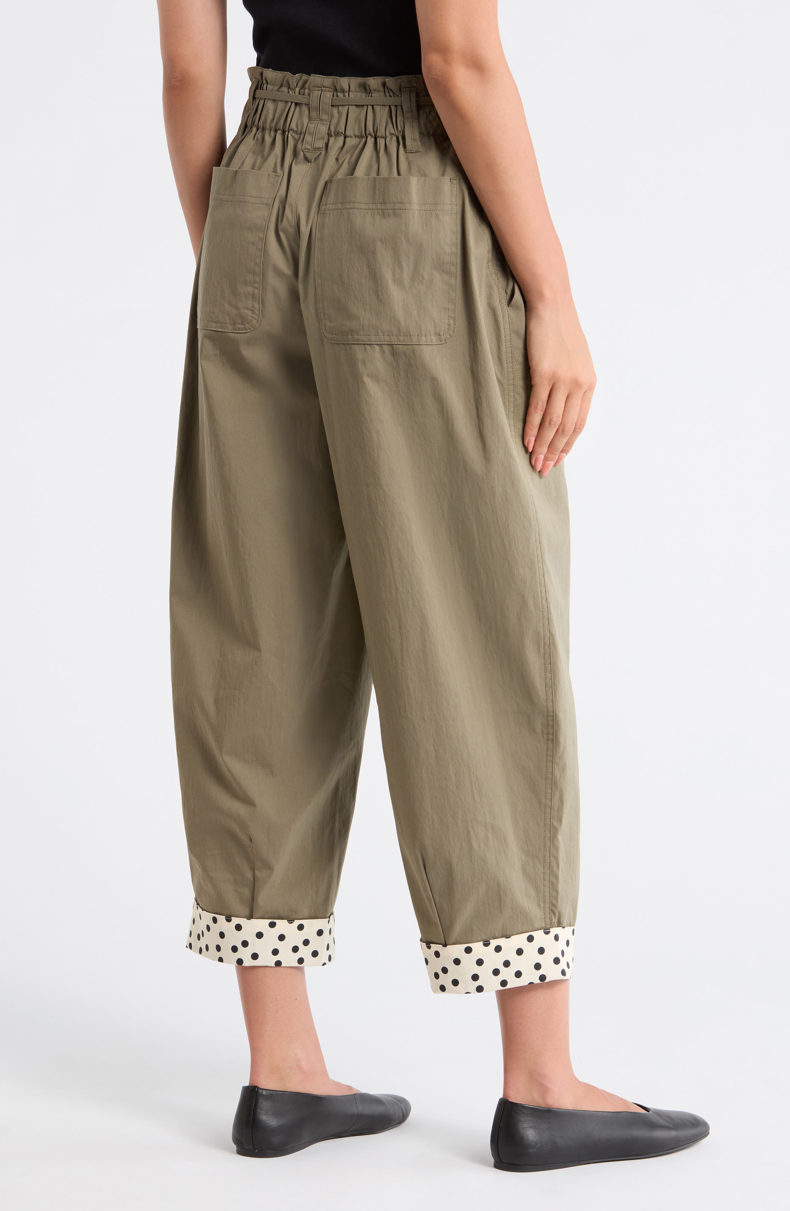 Paperbag Waist Barrel Pants - image 4